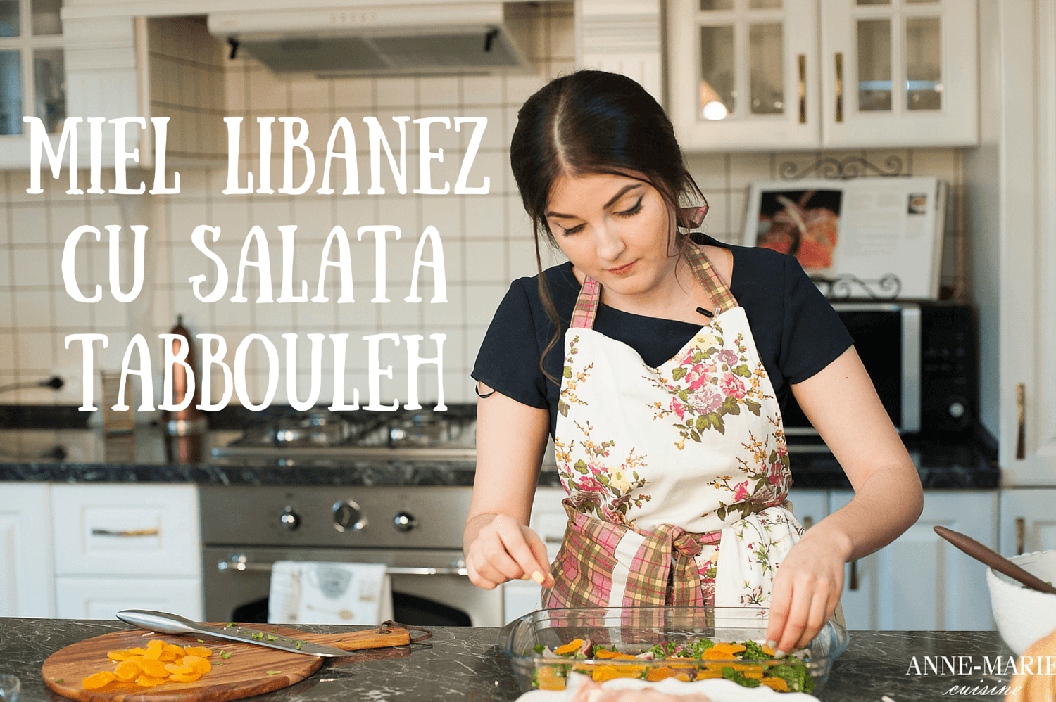 Miel cu caise scaldat in suc de citrice si salata Tabbouleh - Eclair.md