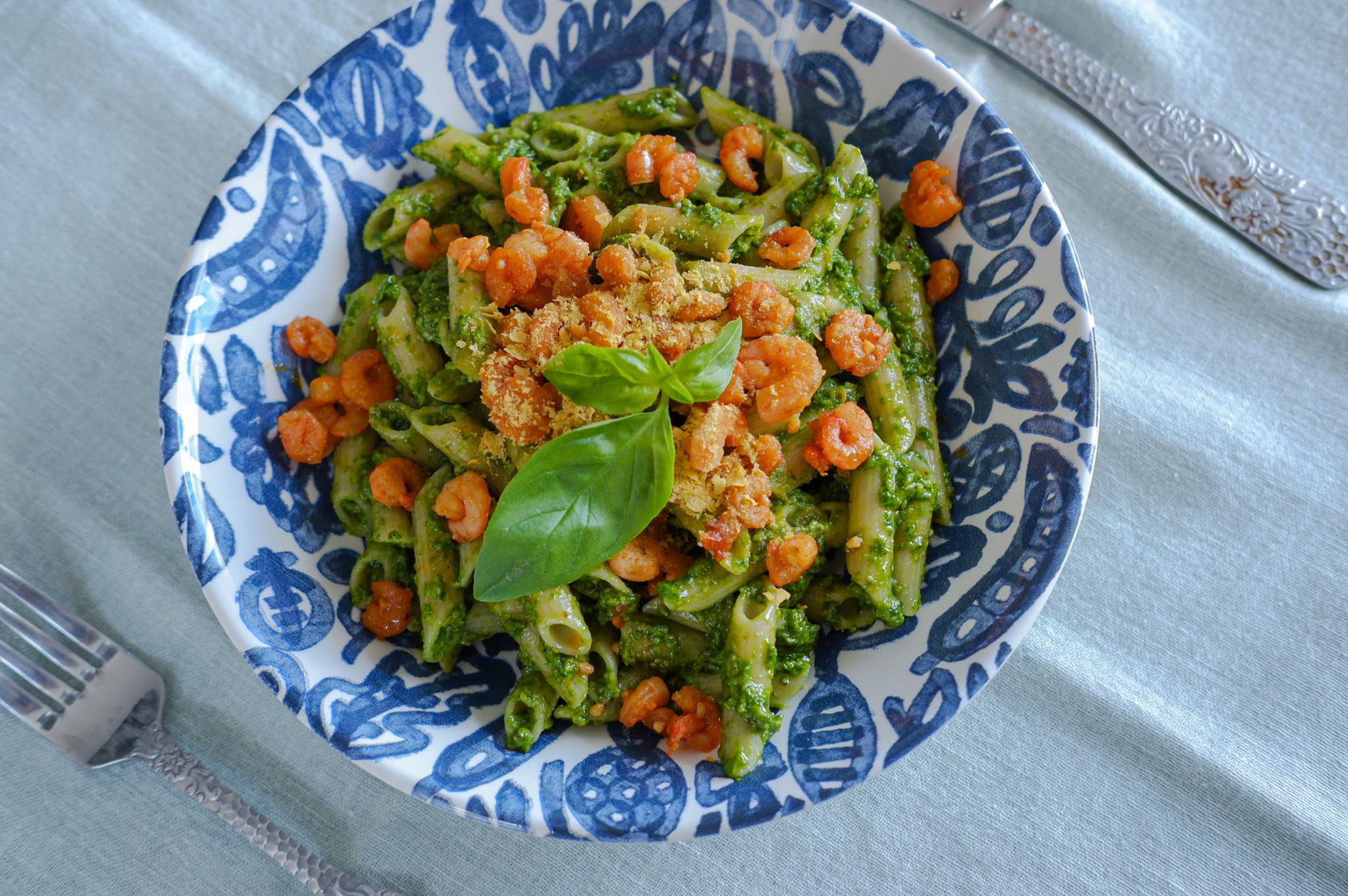 Paste cu pesto din leurdă - Eclair.md