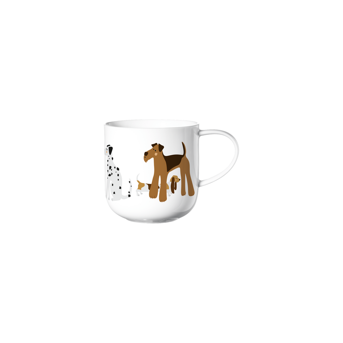Cana din portelan 400ml Coppa, Dogs, ASA Selection