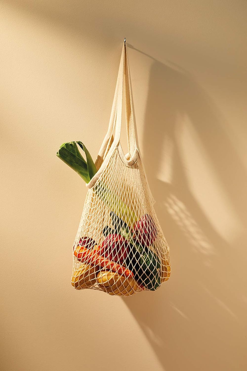 Sacoșă reutilizabilă din plasă, Natural Elements, 100% bumbac ecologic