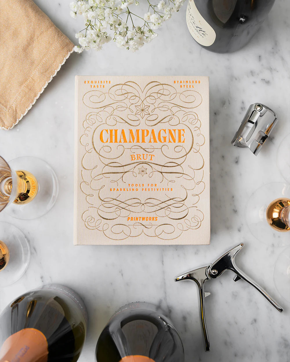 Set de ustensile pentru șampanie The Champagne Kit
