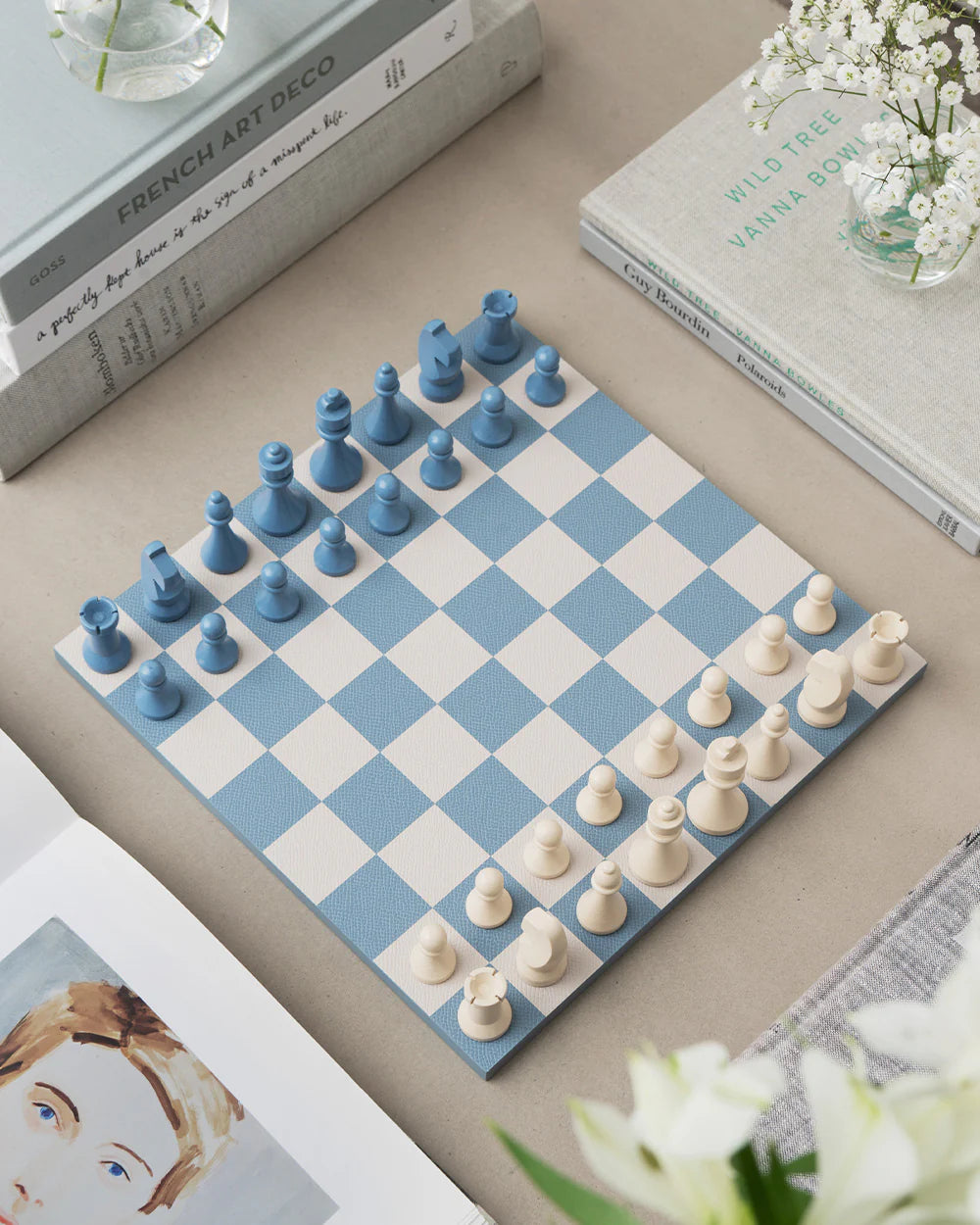 Joc de șah Riviera Chess, piele ecologică
