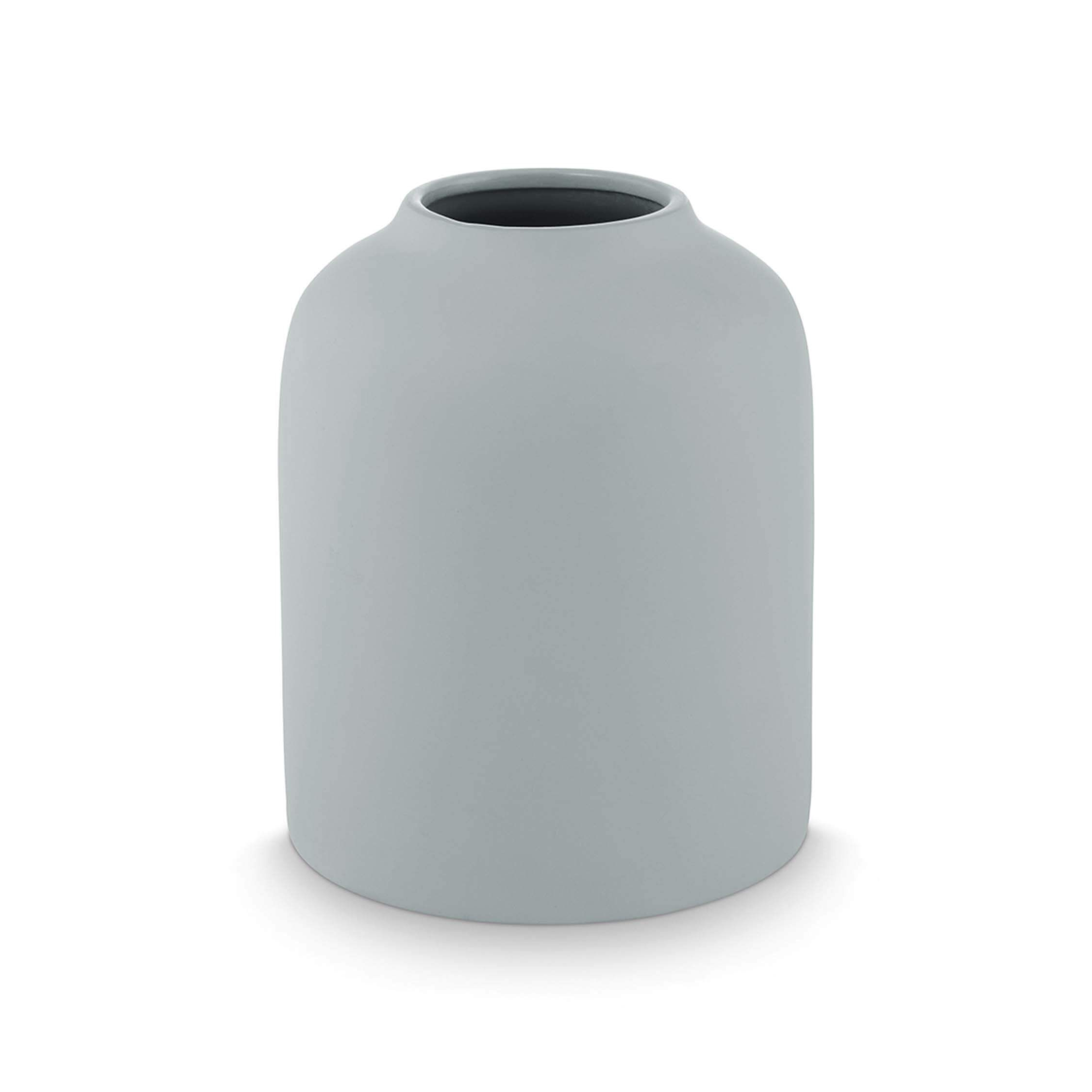 Vază ceramică, gri mat, 24cm