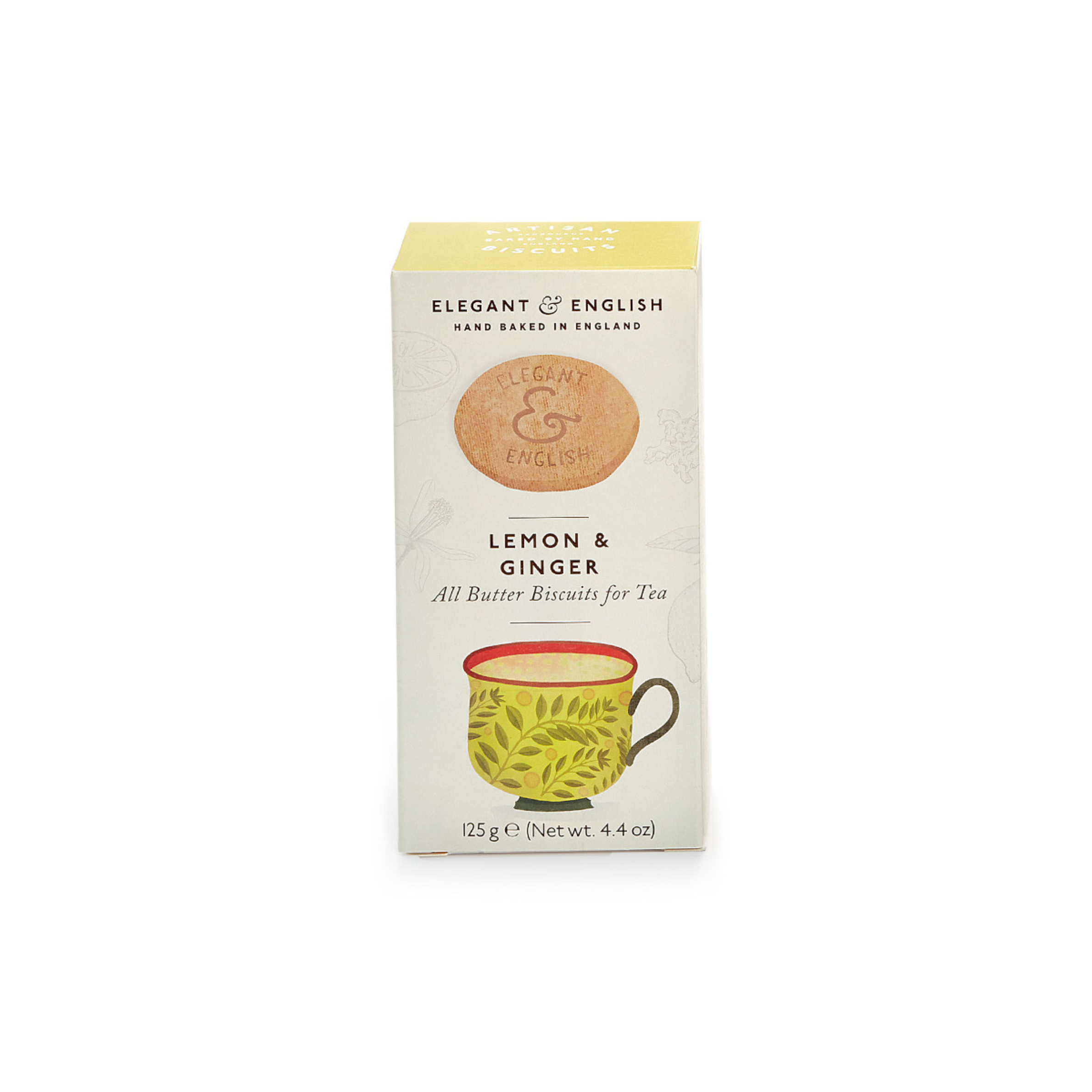 Biscuiți englezești Shortbread cu lămâie și ghimbir Elegant & English