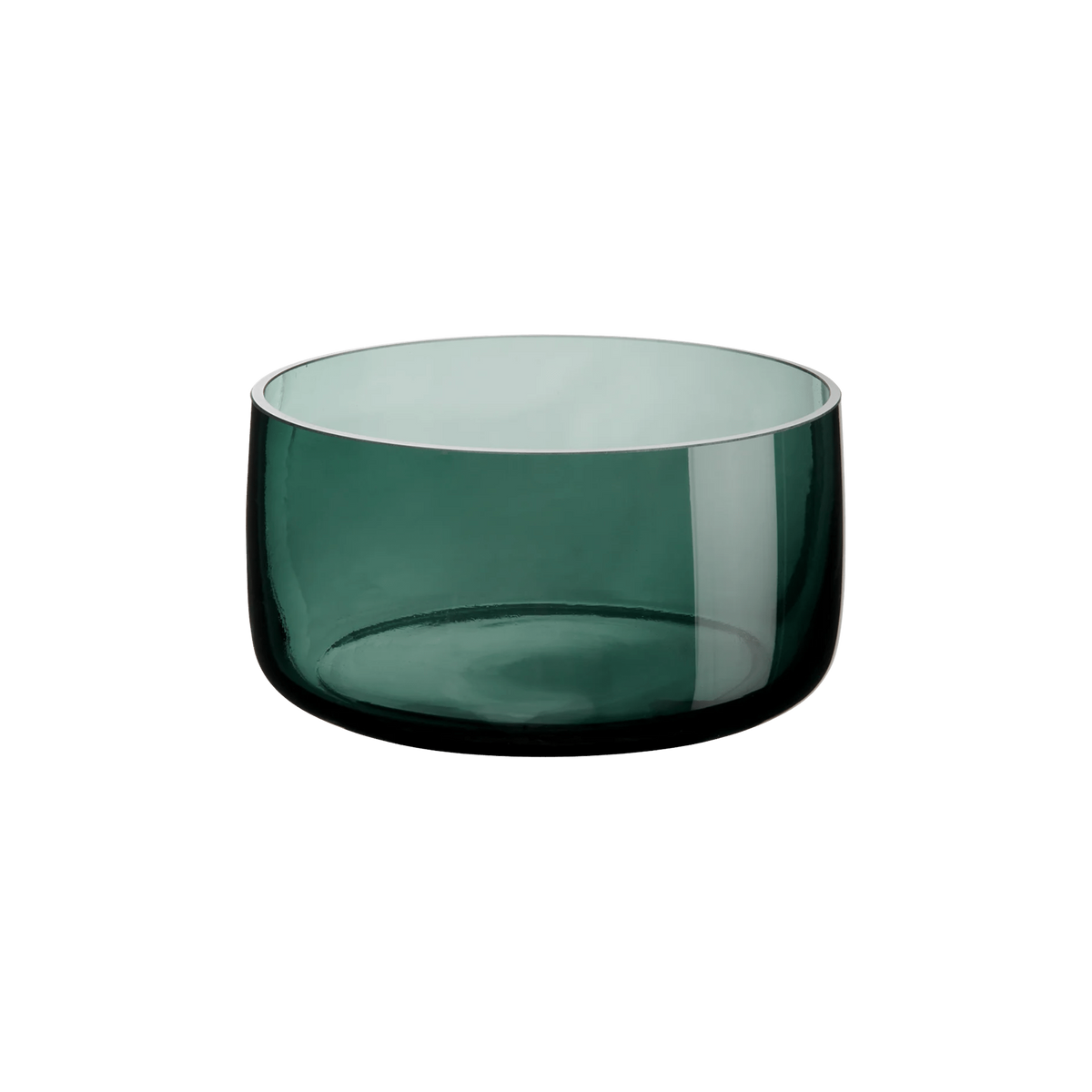 Bol din sticla verde 21.5cm Ajana - Eclair.md