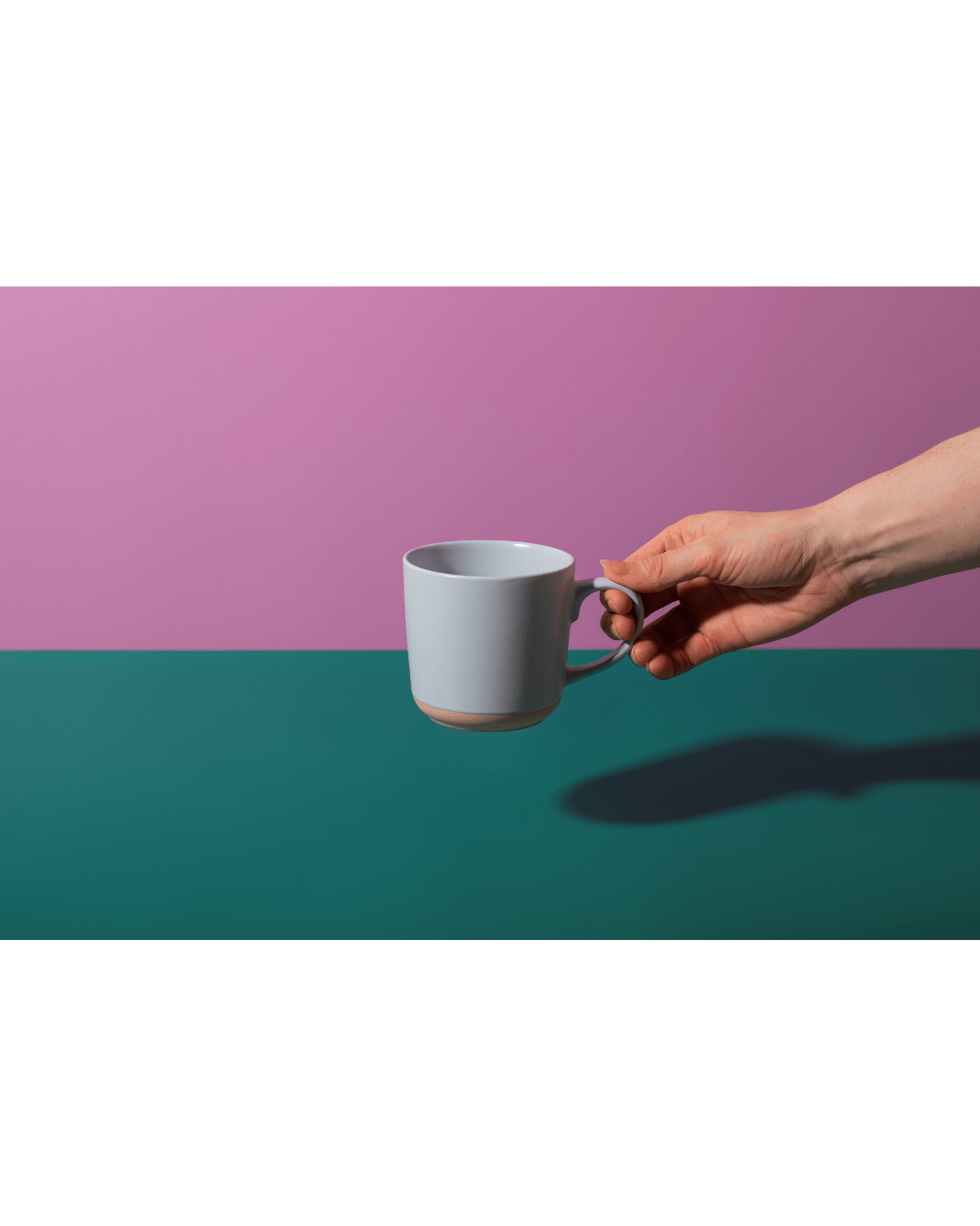 Cana 350ml albastru deschis - Eclair.md