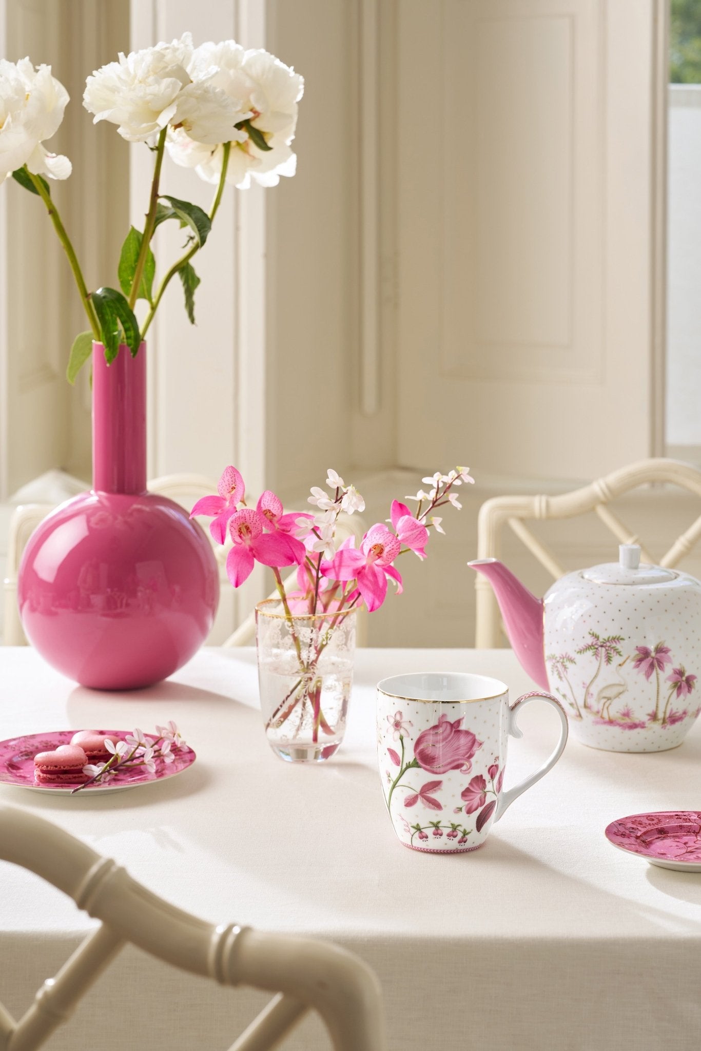 Cana 450ml Jolie Tulip roz - Eclair.md