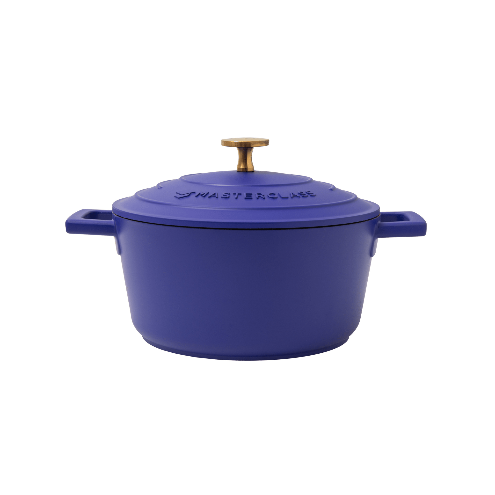 Castron 2.5L Cast Aluminium albastru electric - Eclair.md