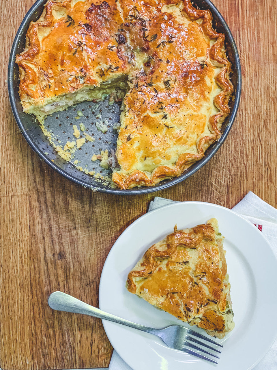 Formă adâncă pentru tarte și plăcinte MasterClass, 23 cm