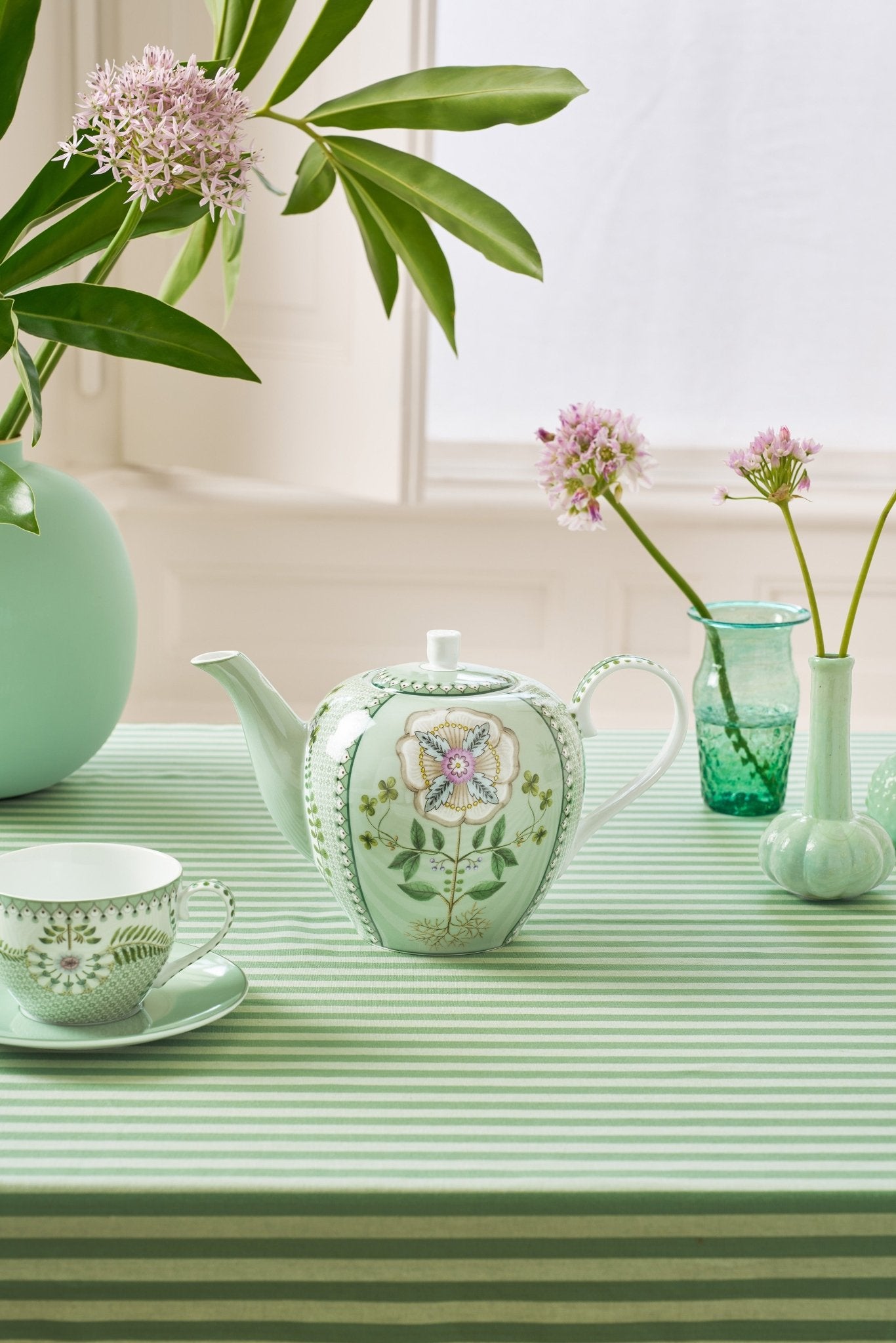 Ceainic 1.6L Lily&Lotus verde deschis - Eclair.md