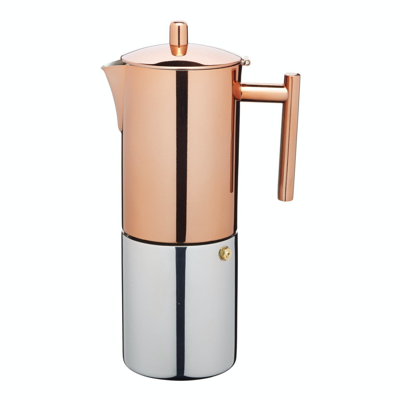 Cafetieră moka din oțel inoxidabil La Cafetière, finisaj cuprat, 600ml