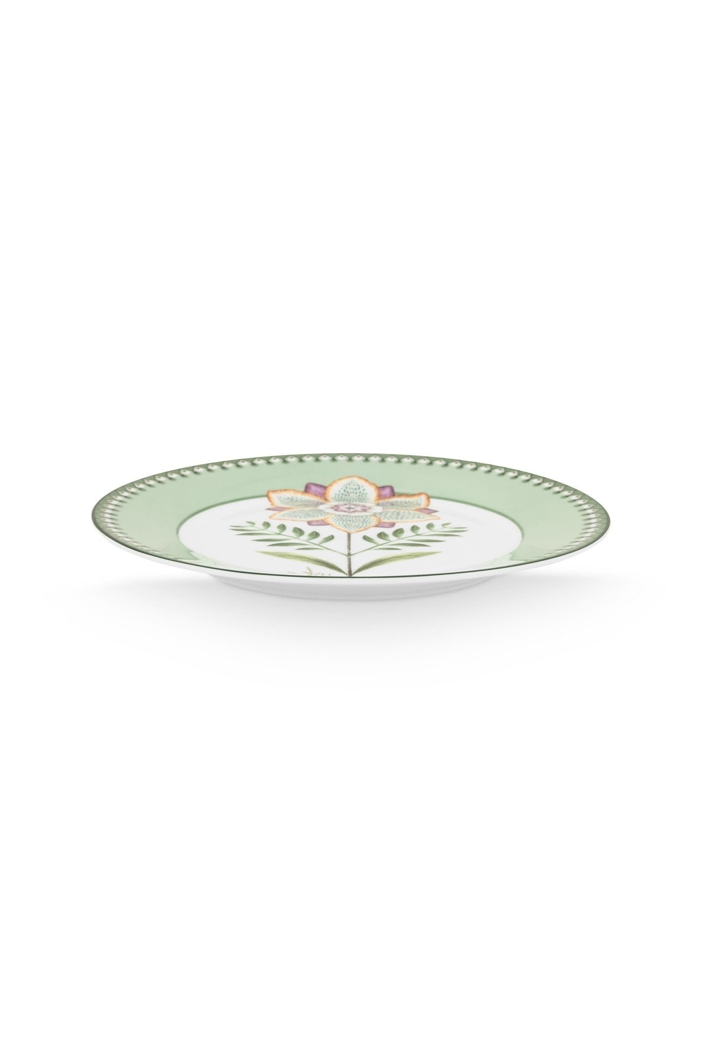 Farfurie aperitive 21cm Lily&Lotus verde deschis - Eclair.md