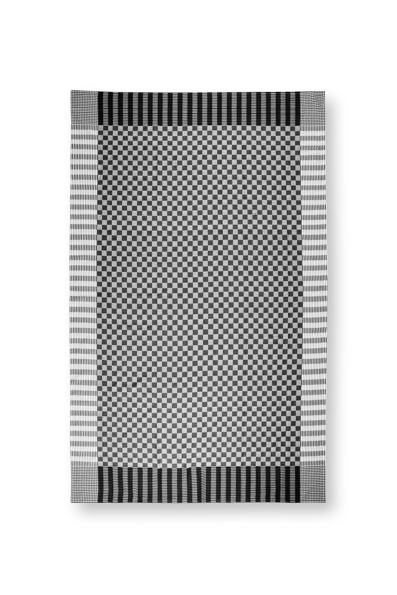 Fata de masa 150x250cm alb - negru - Eclair.md