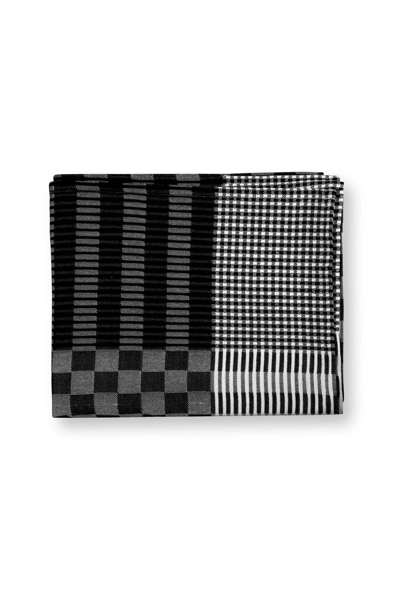 Fata de masa 150x250cm alb - negru - Eclair.md