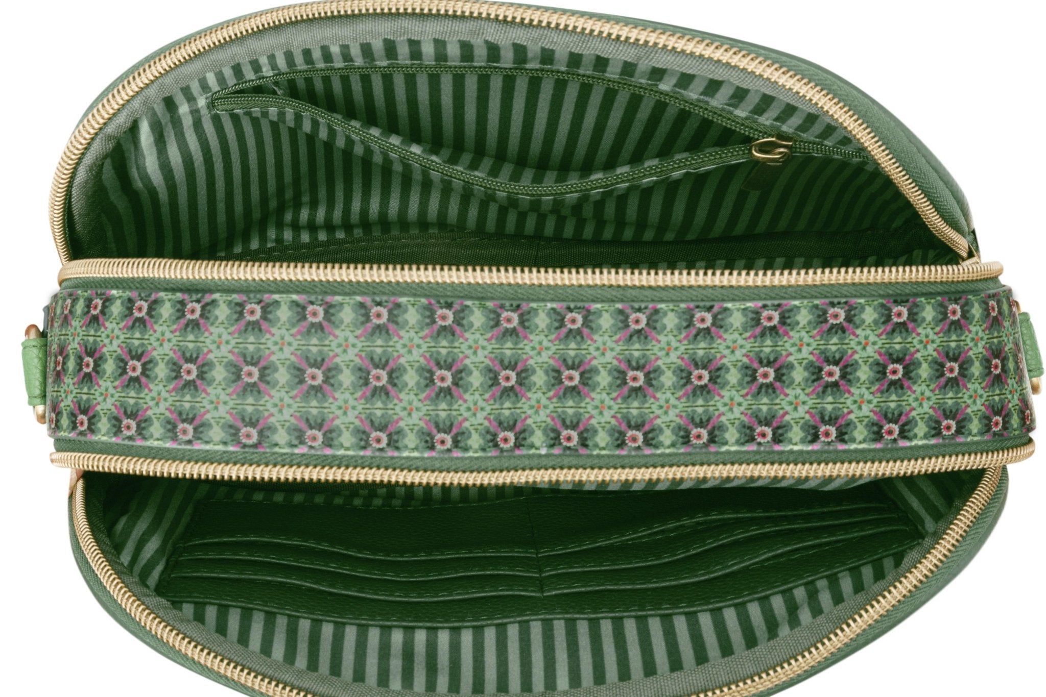Geanta medie Frida Cross Body verde - Eclair.md