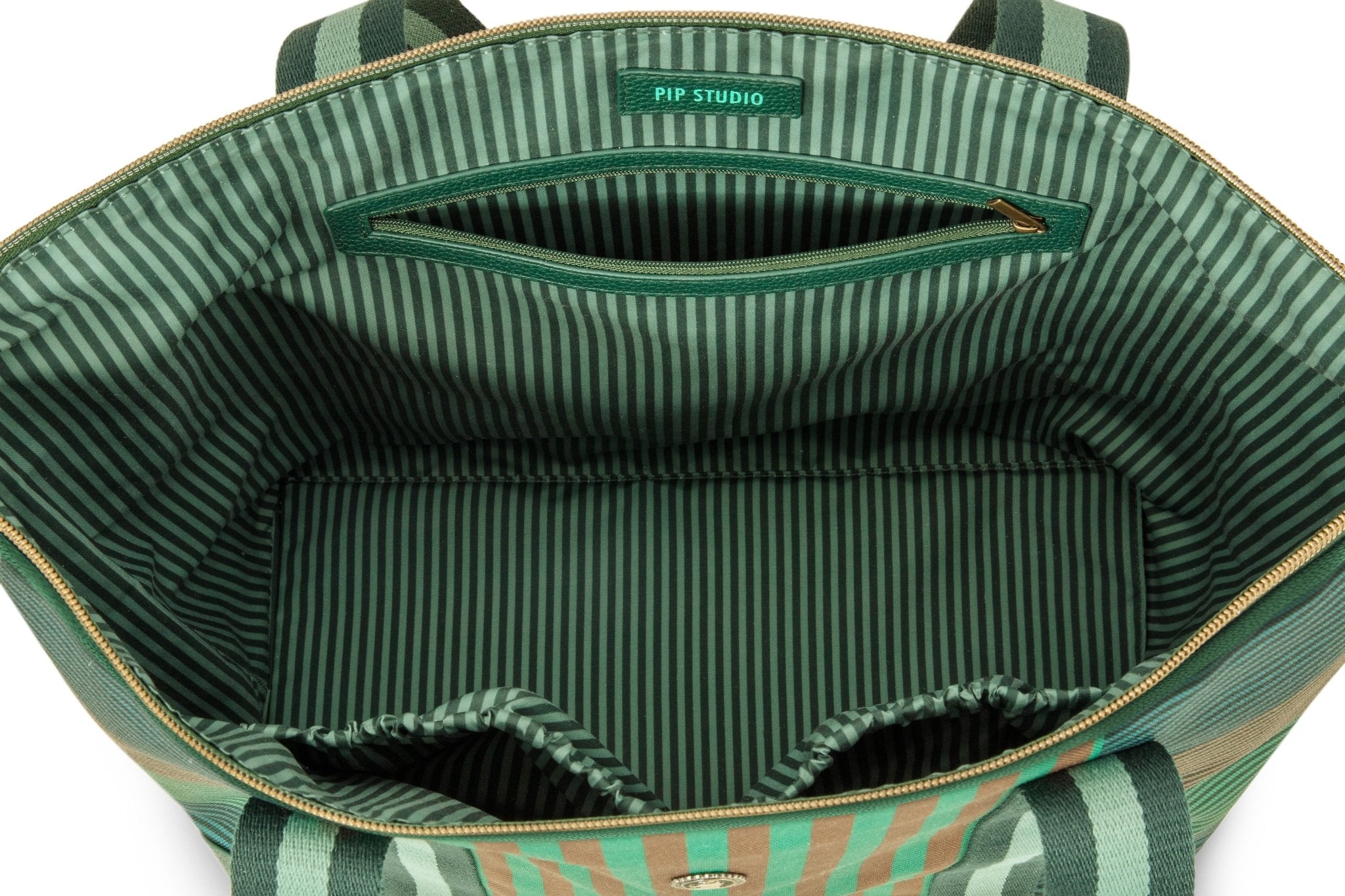 Geanta Tilda Stripe verde - Eclair.md