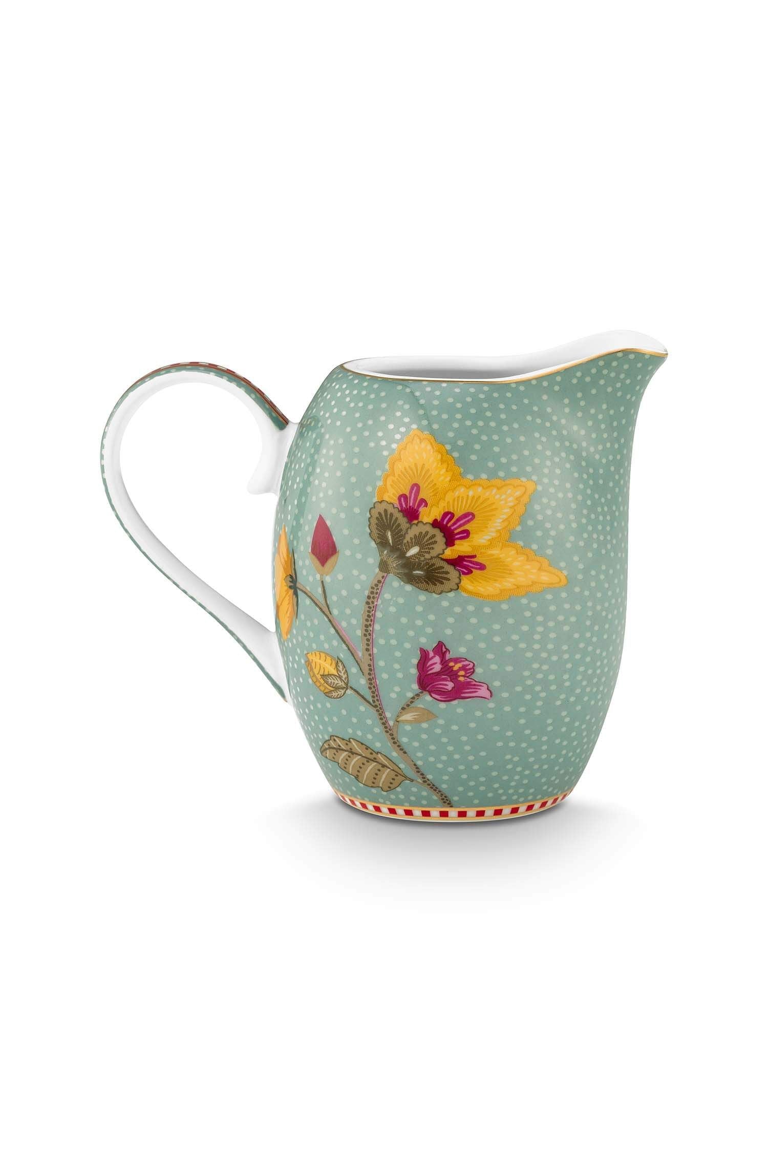 Latiera Blooming Tales, porțelan, albastru, 250ml