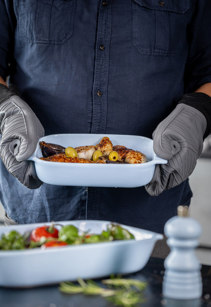 Tavă din ceramică pentru copt MasterClass, albastry, 23 cm (1.25 L)