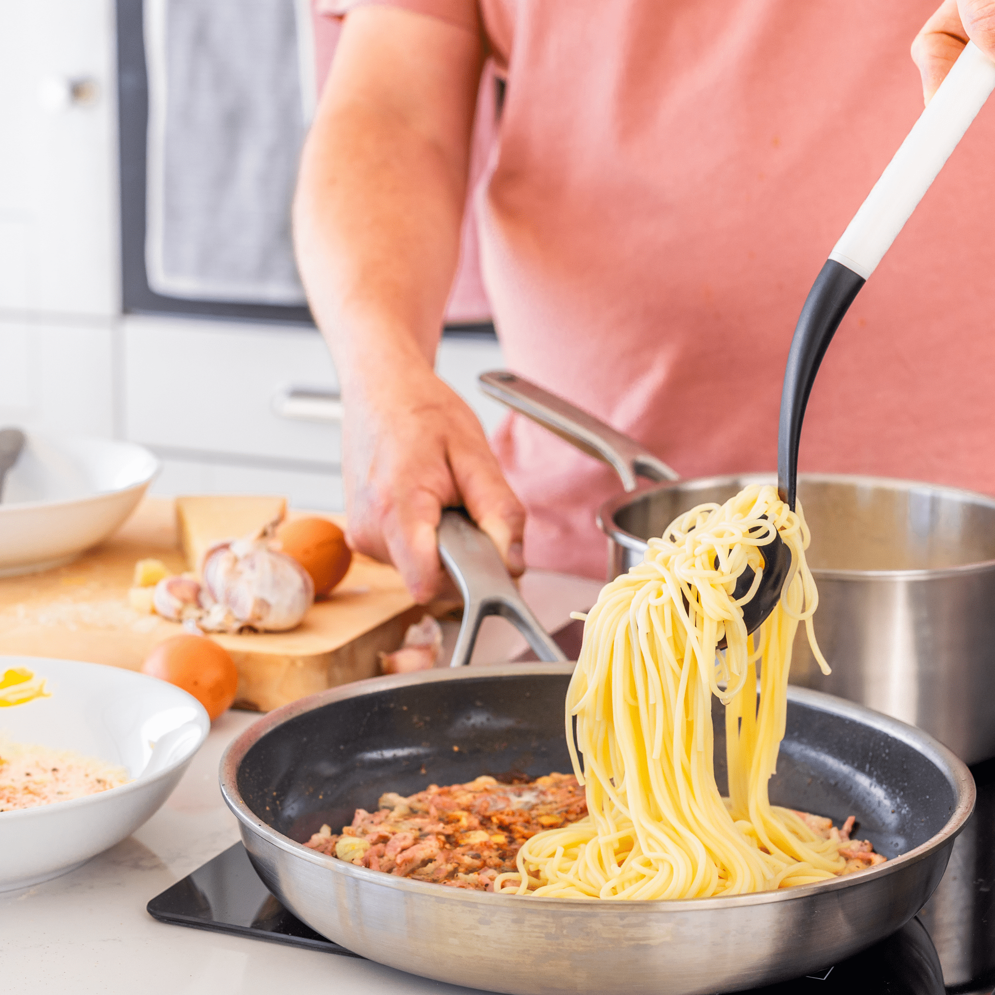 Lingura pentru paste alb portelan - Eclair.md