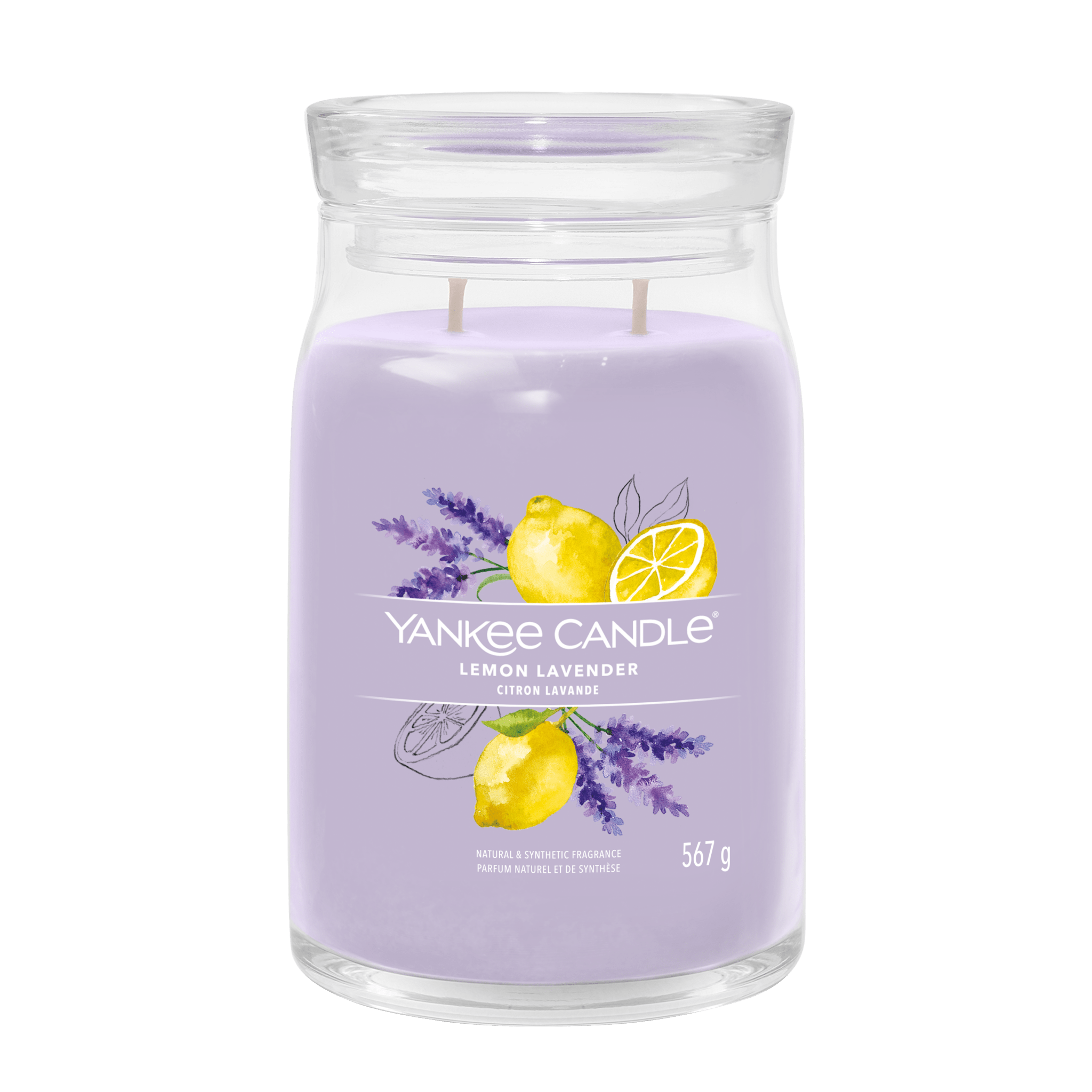 Lumanare parfumata mare Signature Lemon Lavender - Eclair.md