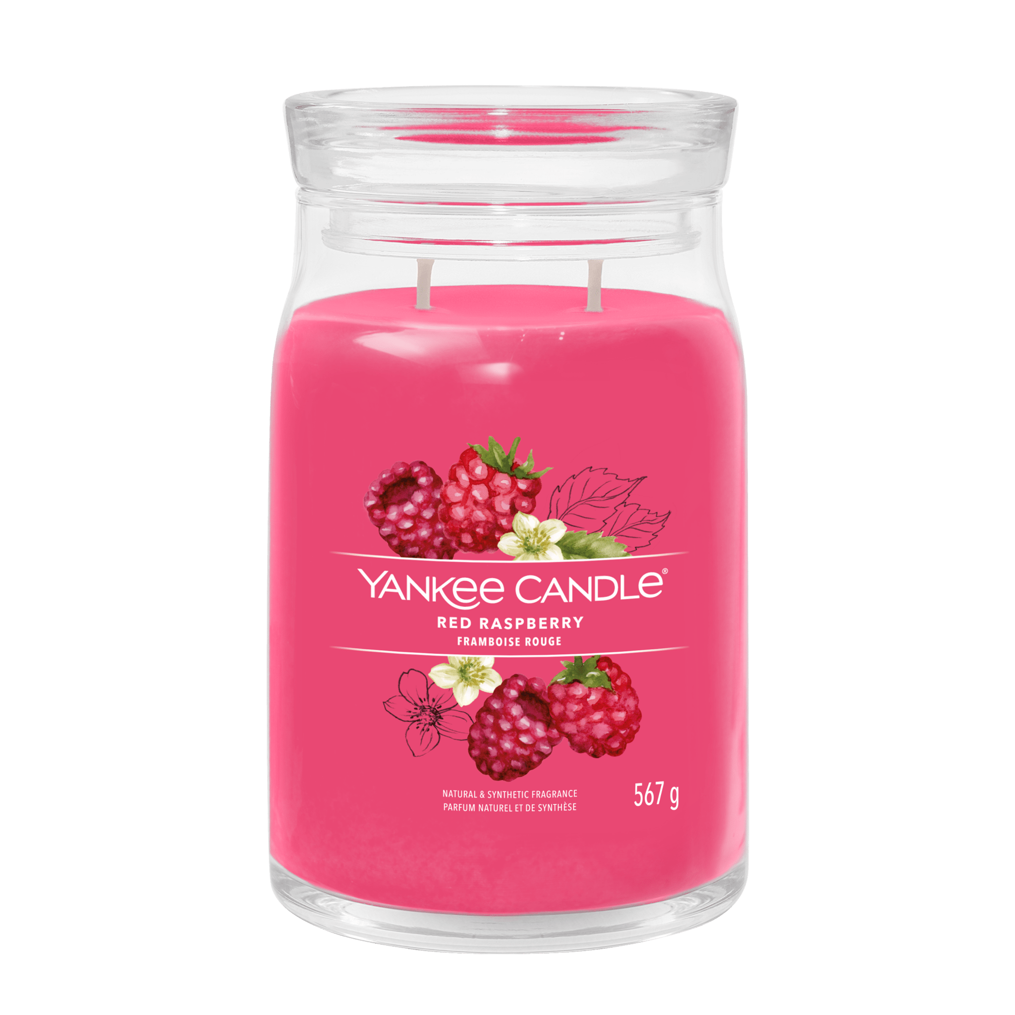 Lumanare parfumata mare Signature Red Raspberry - Eclair.md