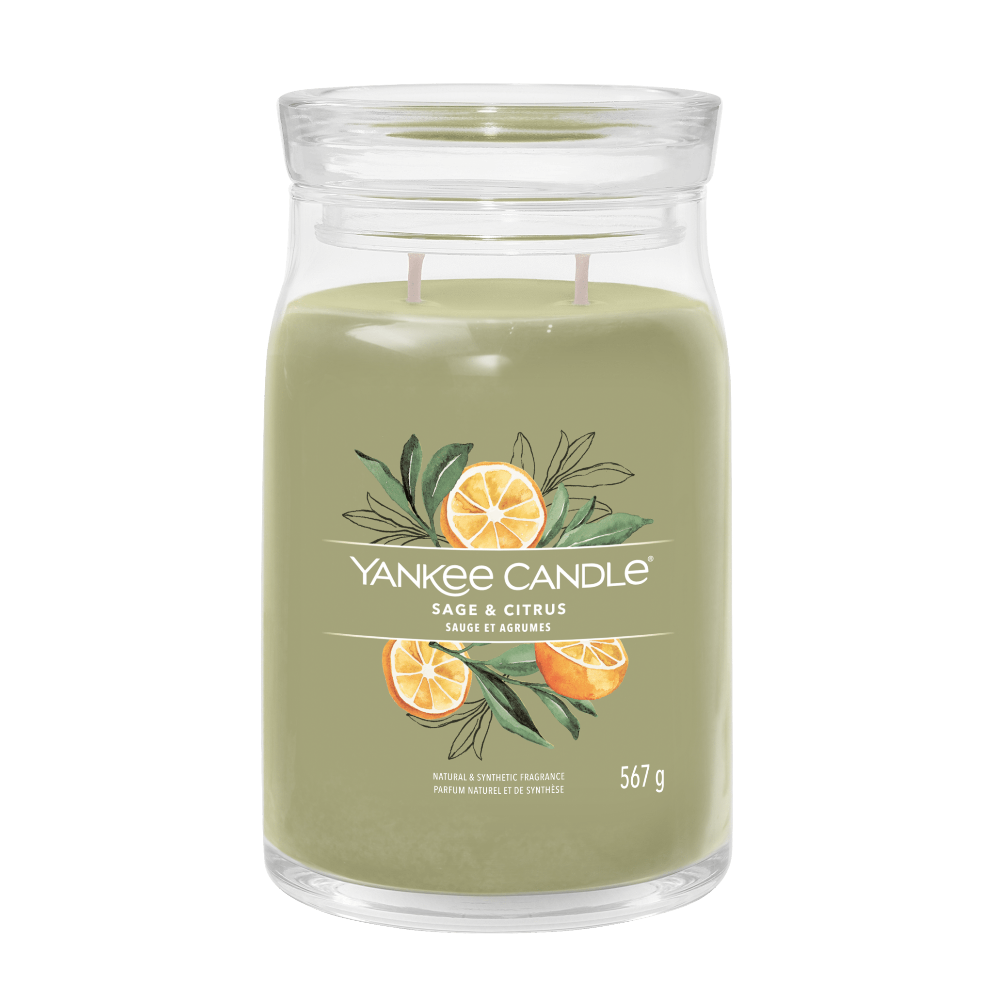Lumanare parfumata mare Signature Sage & Citrus - Eclair.md