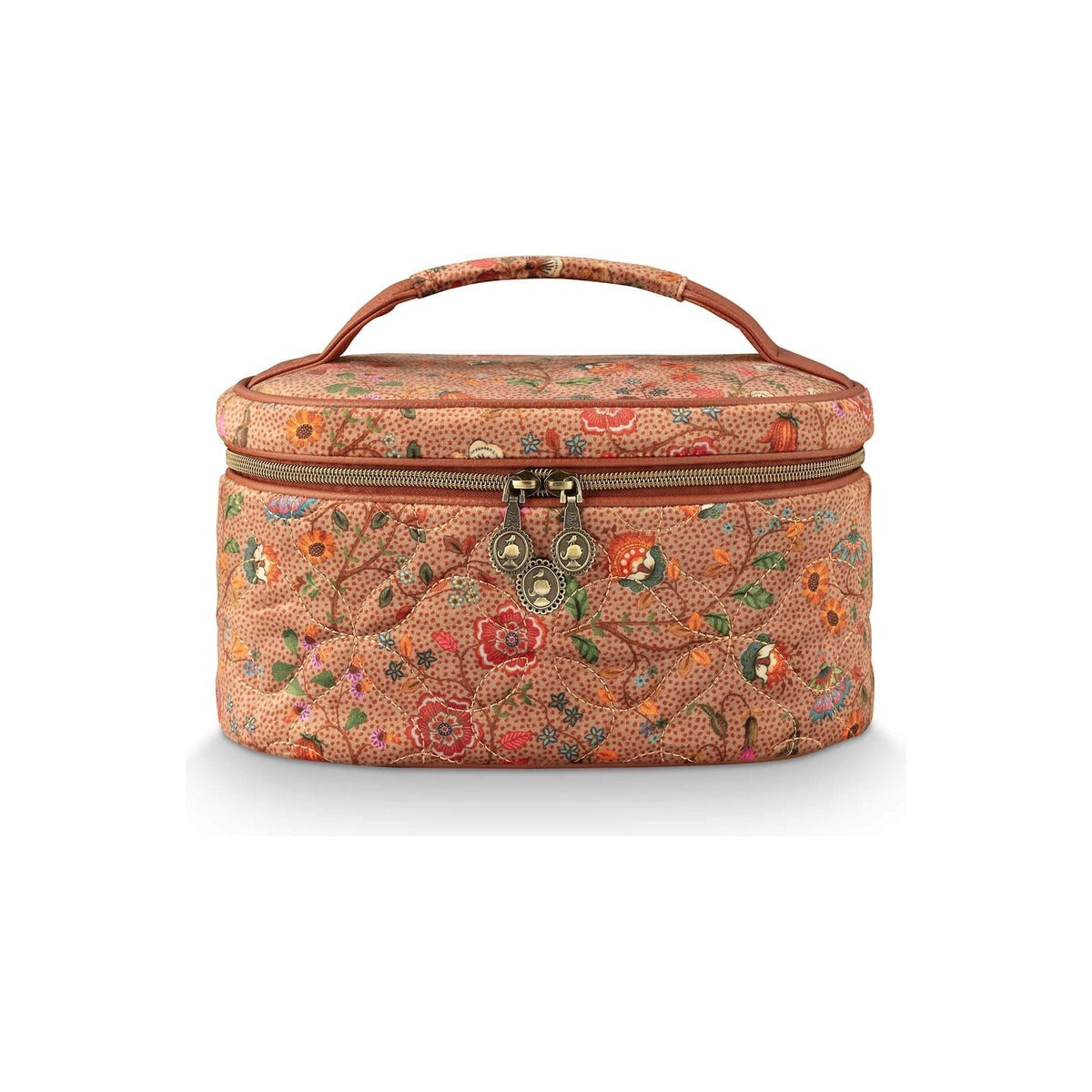 Pip Studio Cleo Flora Bangalore beauty case, sand