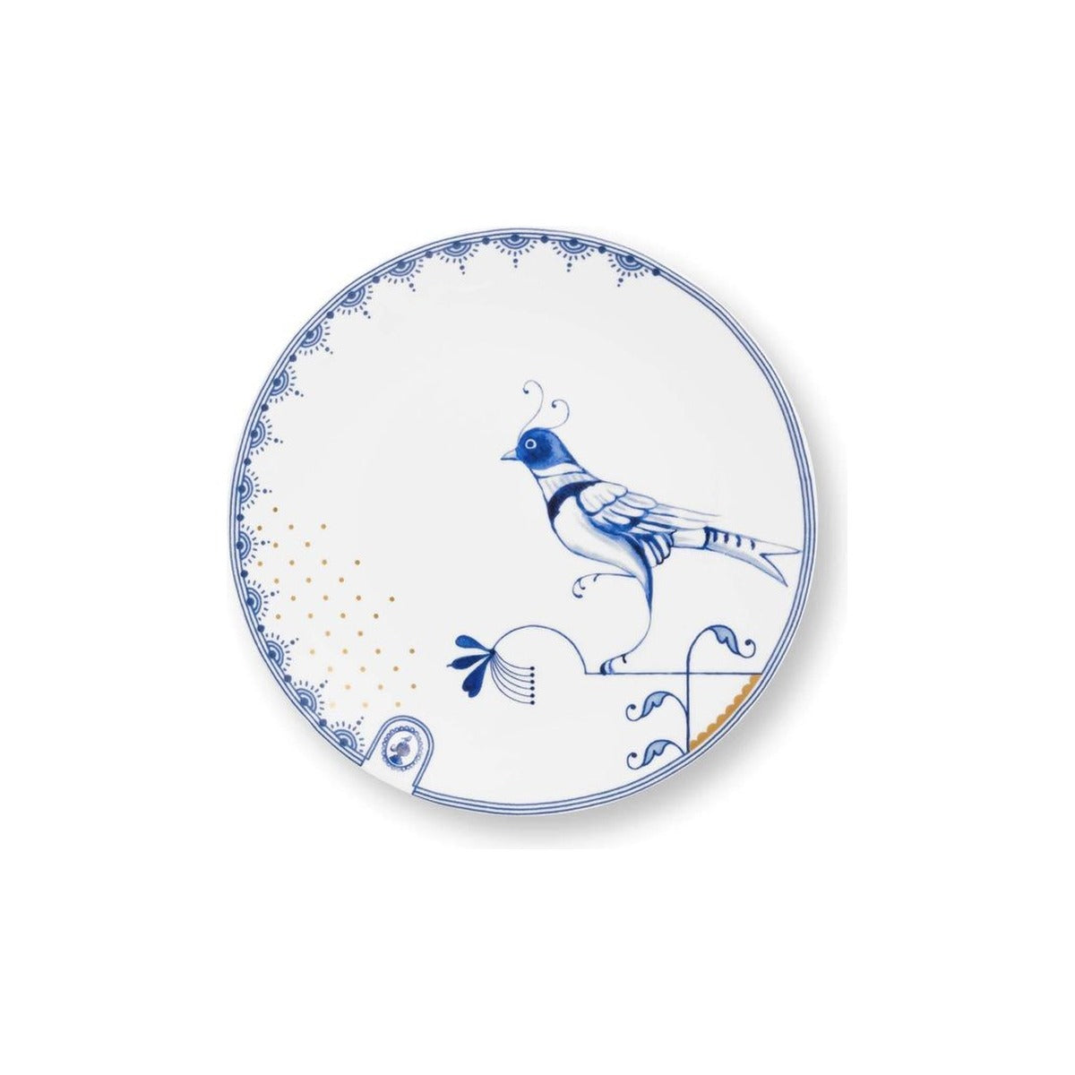 Plate Pip & The Blue Bird, white, 18cm