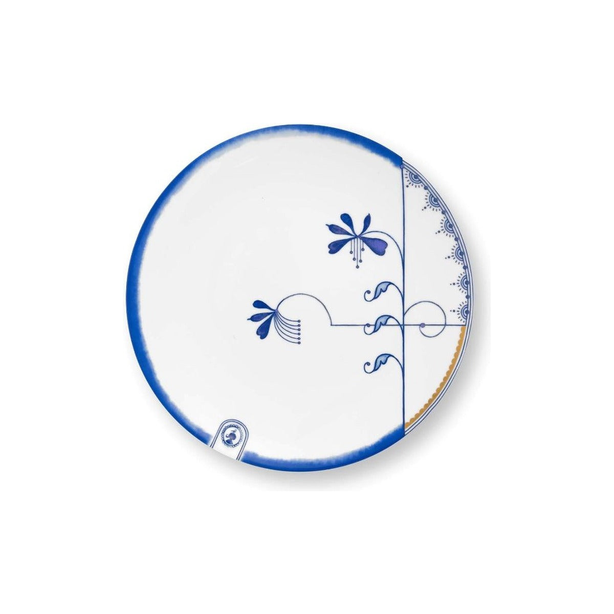 Plate Pip & The Blue Bird, white, 20cm
