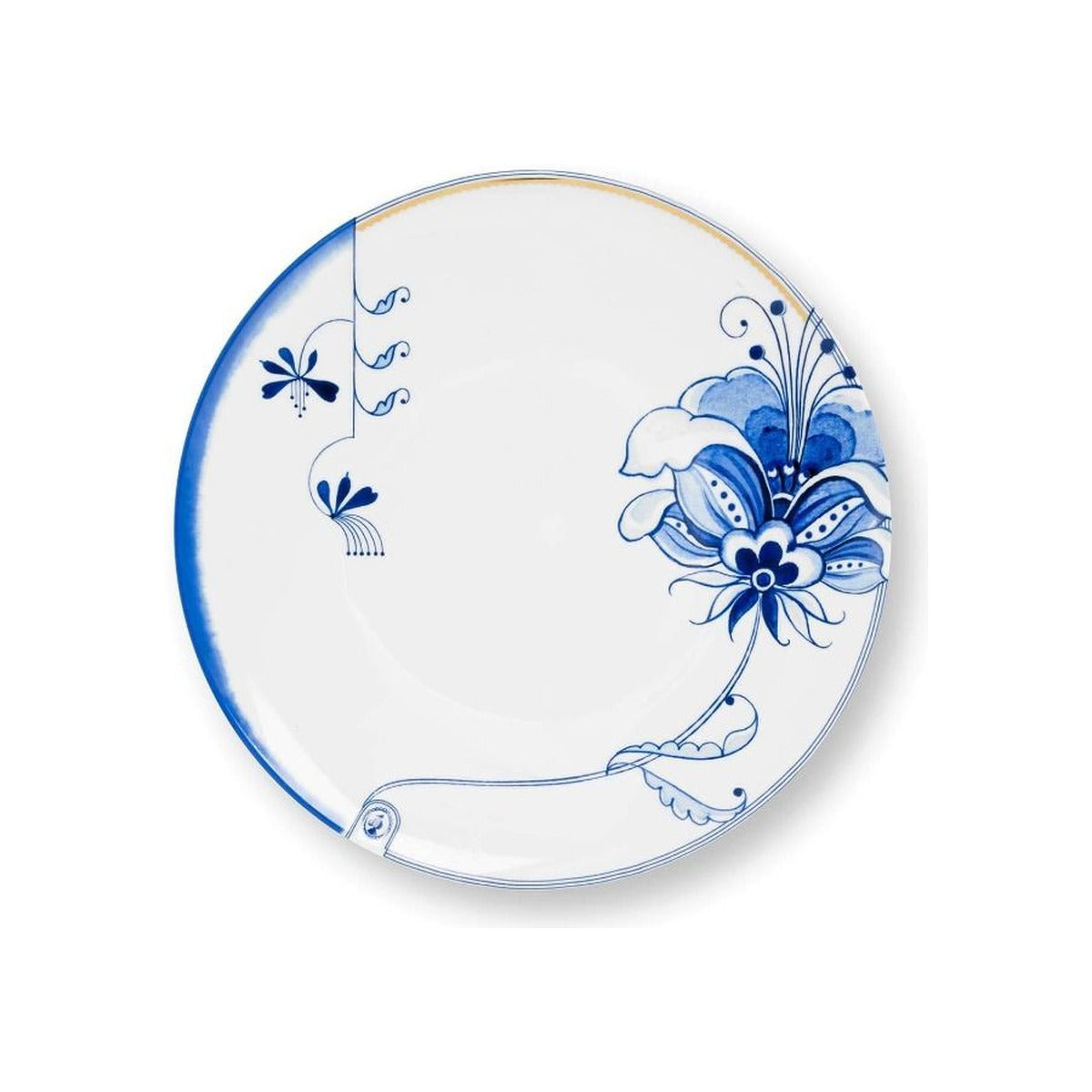 Plate Pip & The Blue Bird, white, 30cm