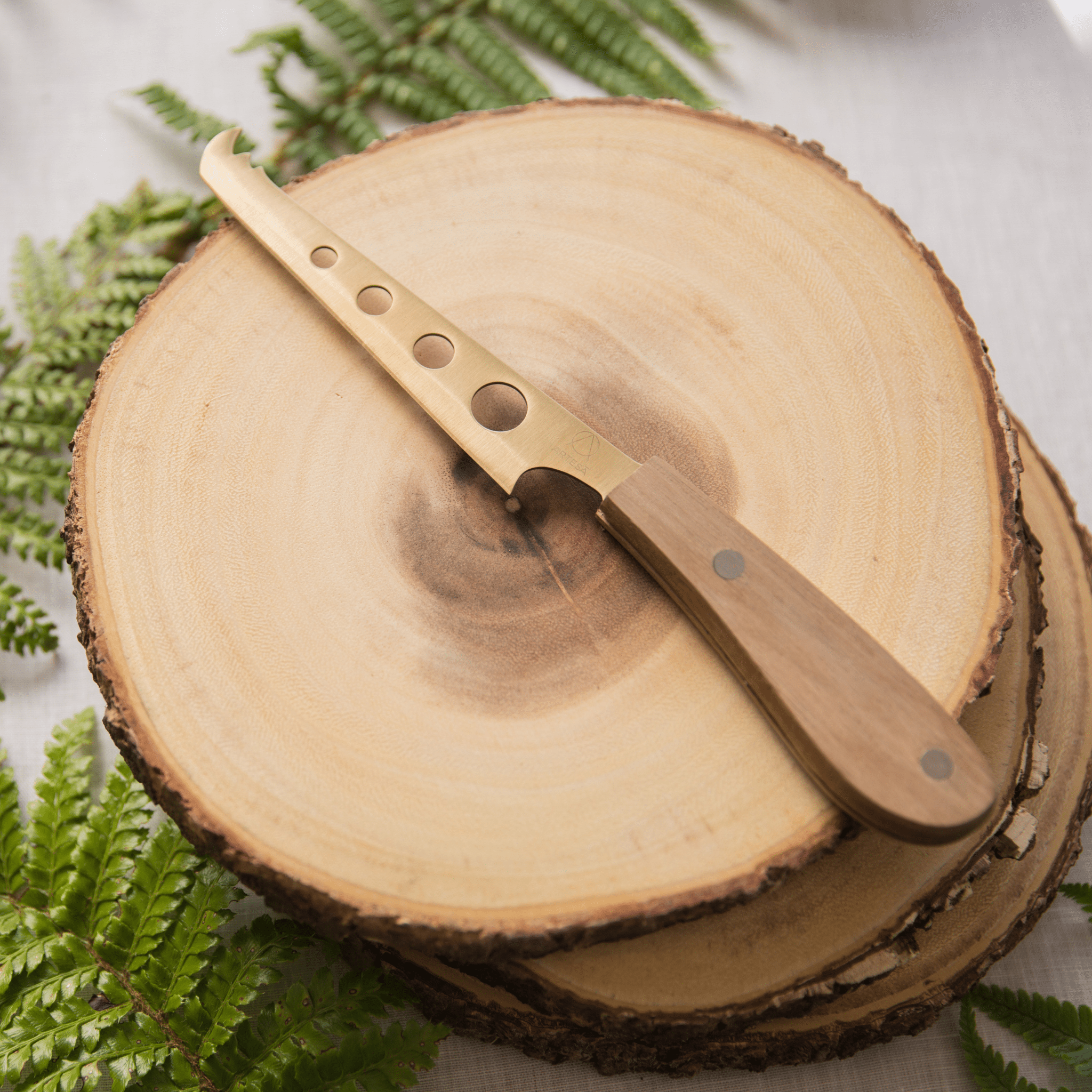 Platou de servit rustic din lemn 25 cm - Eclair.md