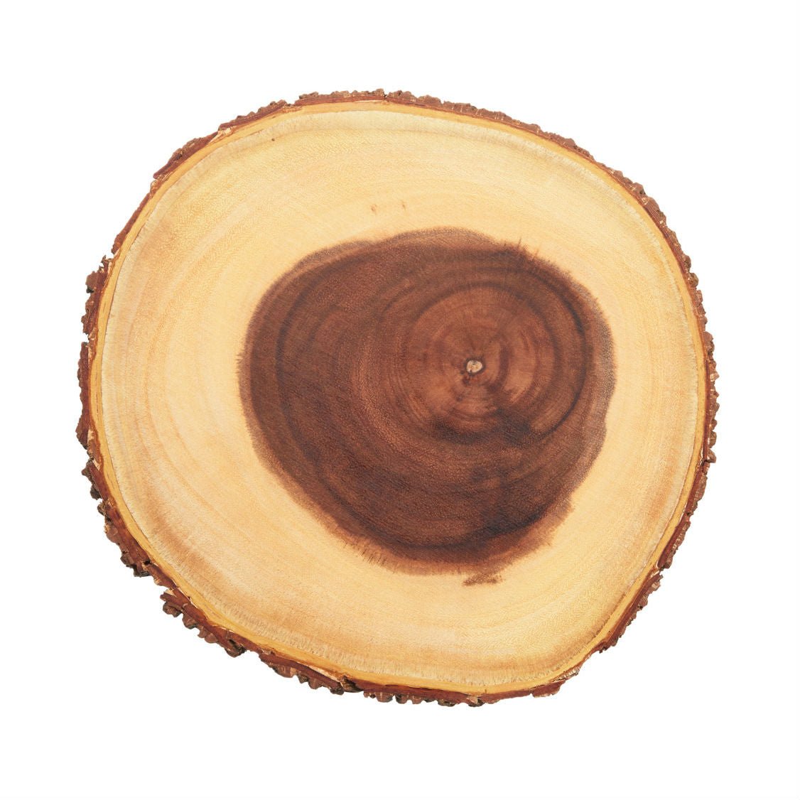 Platou de servit rustic din lemn 25 cm - Eclair.md