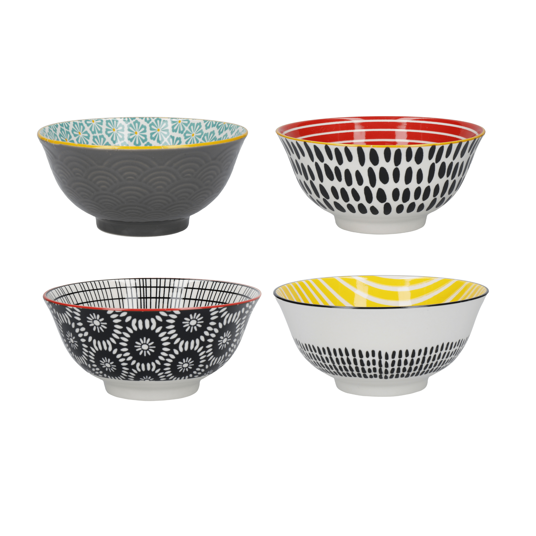 Set 4 boluri 15cm Monochrome - Eclair.md