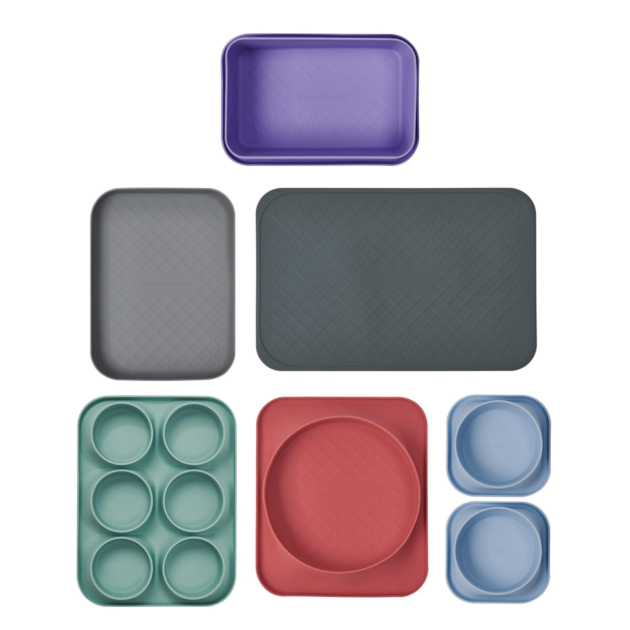 Set 7 forme pentru copt din silicon - Eclair.md