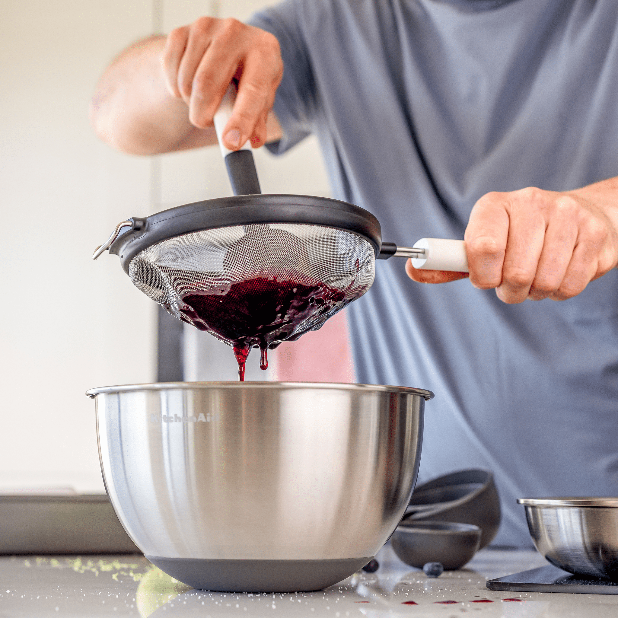 Sita cu plasa alb portelan - Eclair.md