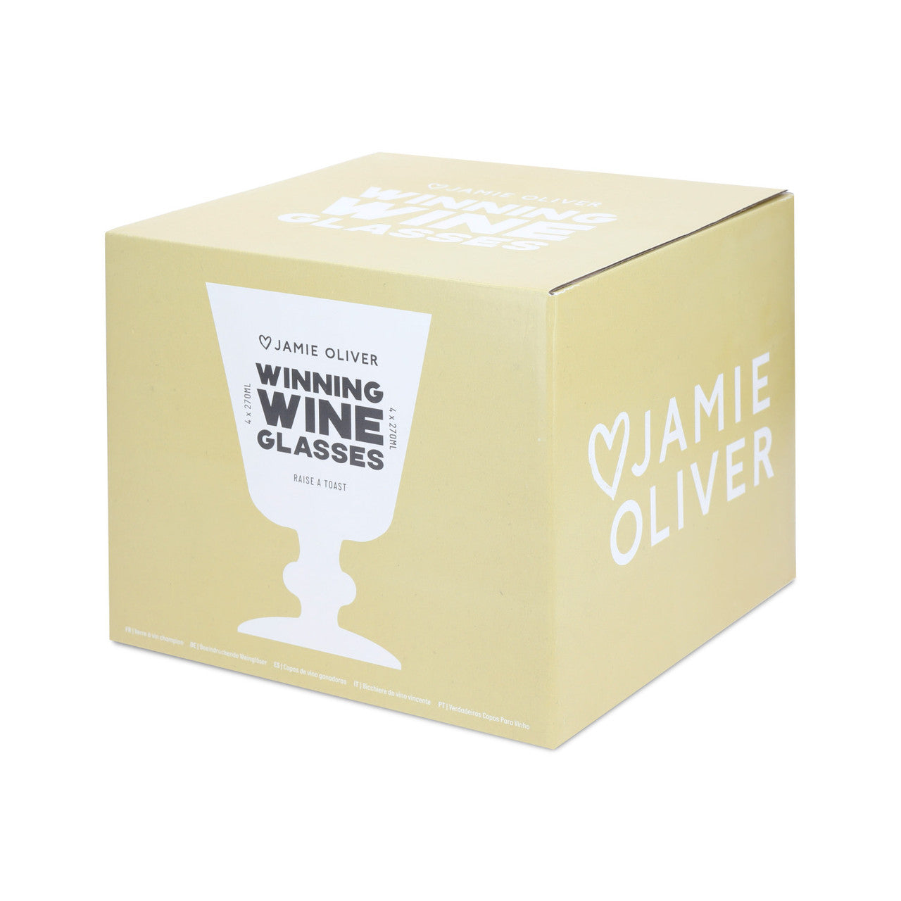 Set 4 pahare de vin 270 ml, Jamie Oliver, Big Love Winning Wine Glasses