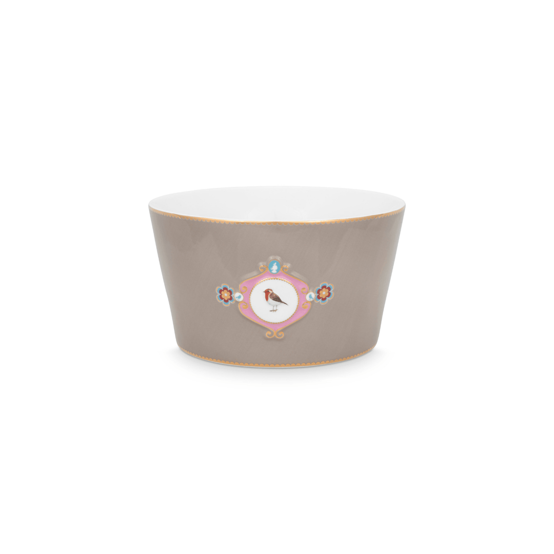 Bol 20cm Medallion Love Birds Khaki - Eclair.md