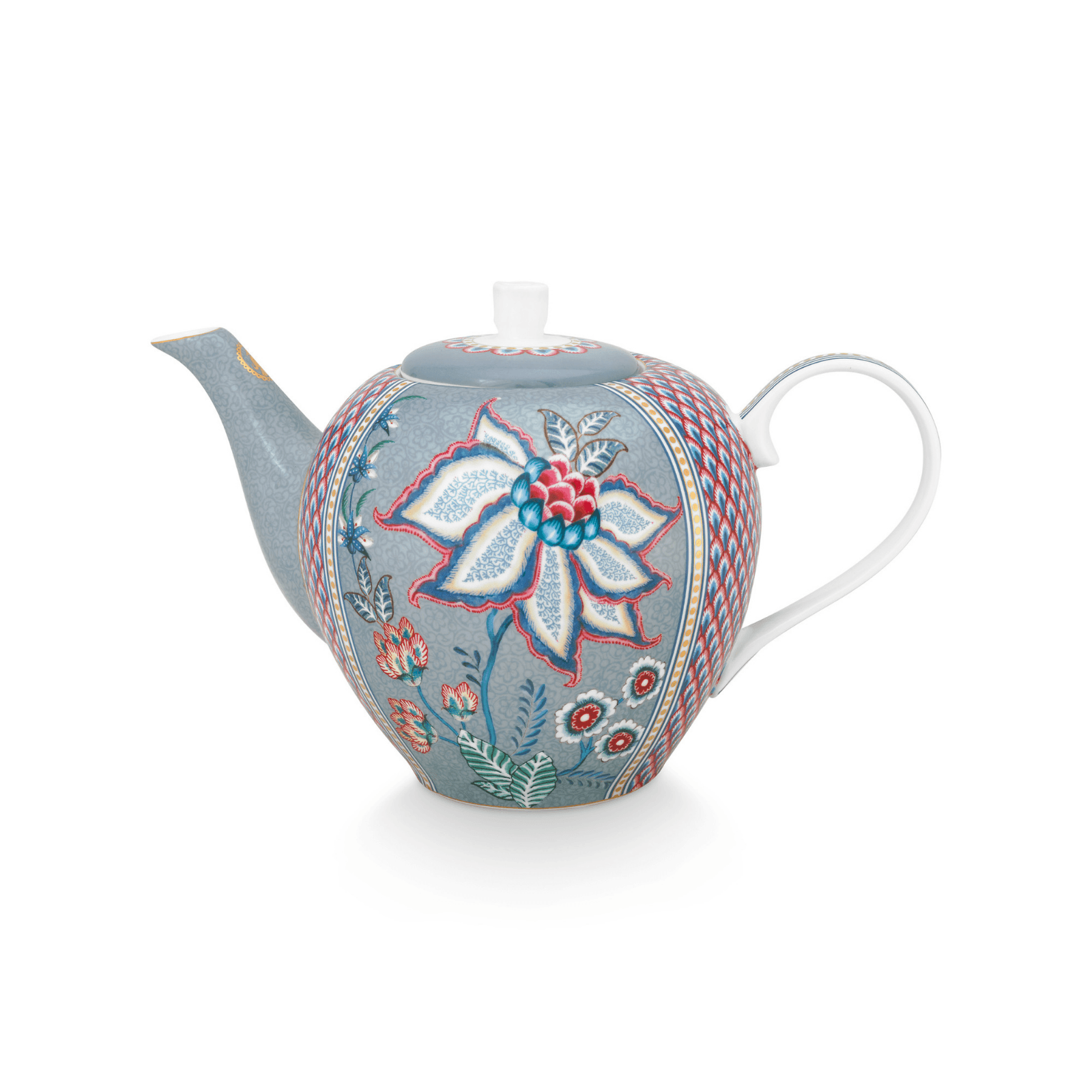 Ceainic 1600ml Flower Festival Light Blue - Eclair.md