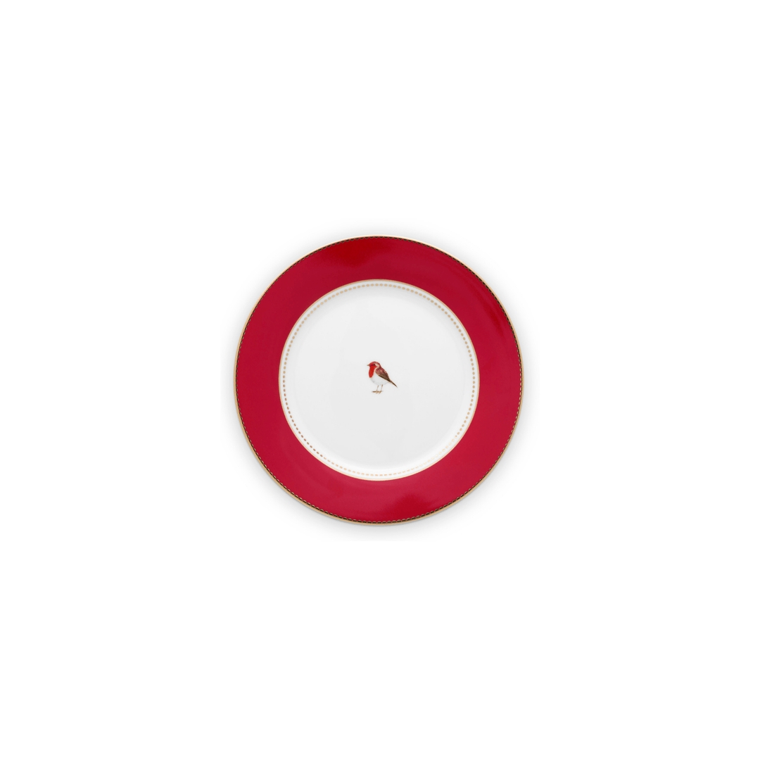 Farfurie aperitive 21.5cm Love Birds Red - Eclair.md