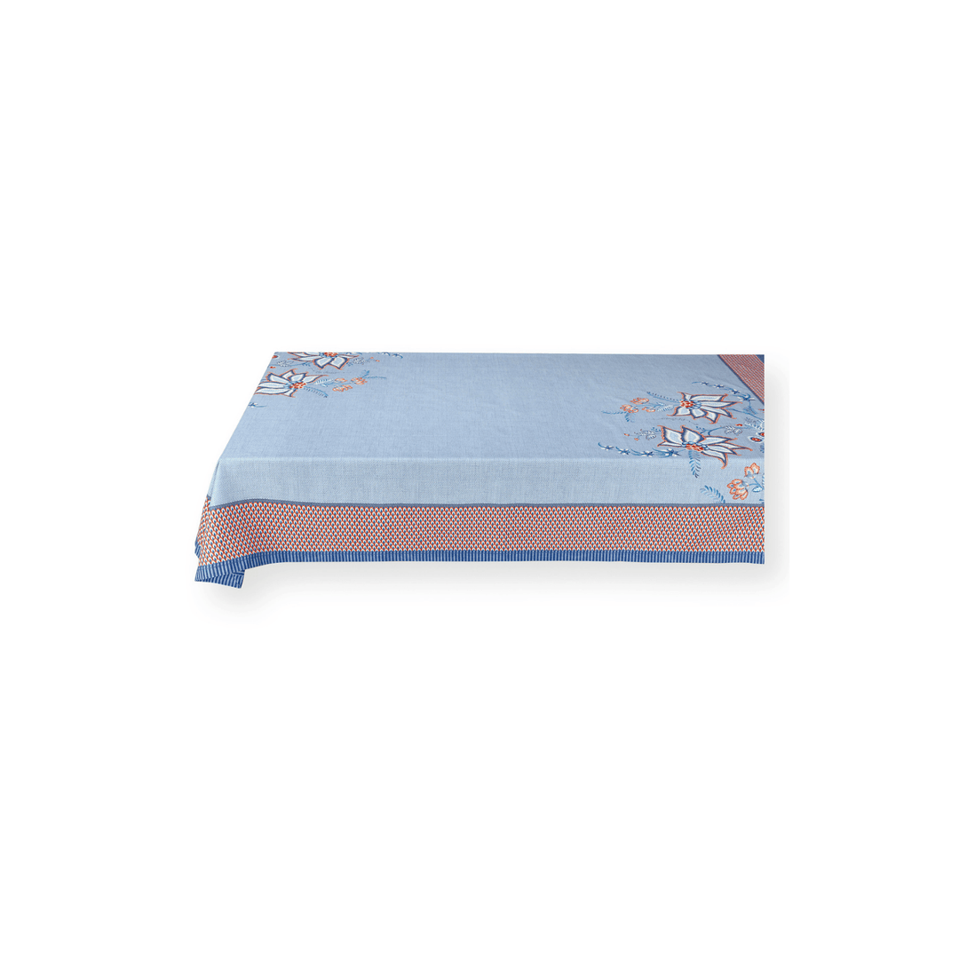 Fata de masa 100x100cm Flower Festival Blue - Eclair.md