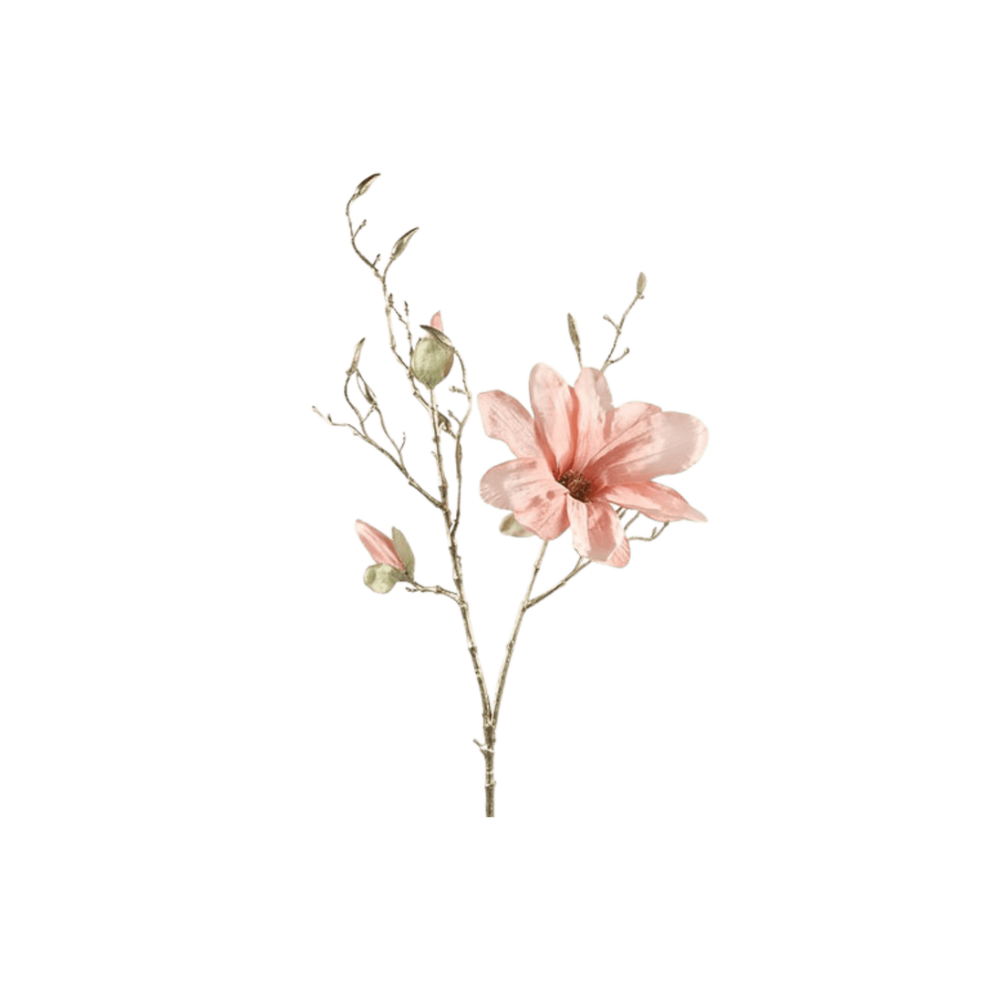 Floare de Magnolie 86cm roz - Eclair.md