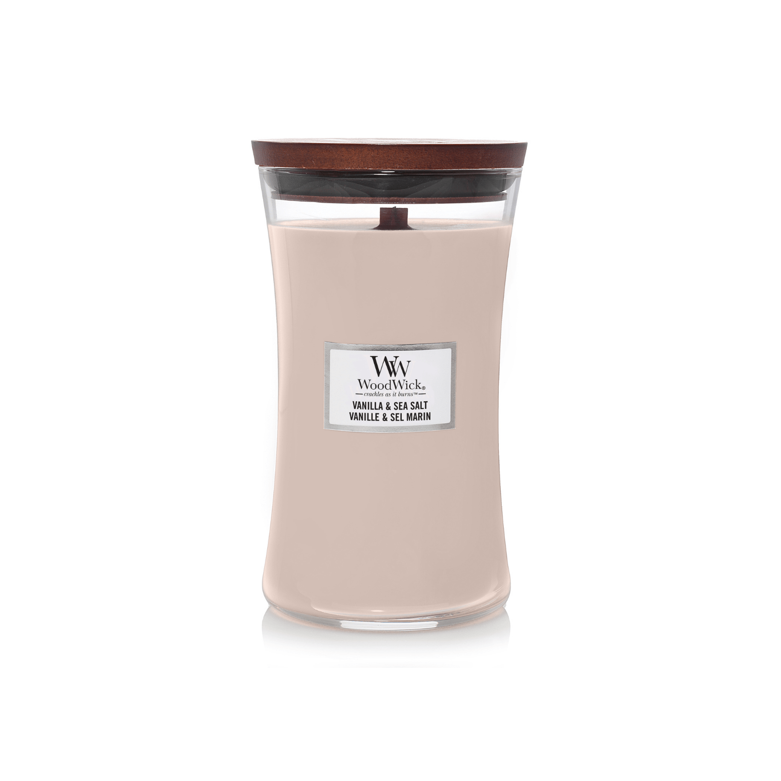 Lumanare parfumata mare Hourglass Vanilla & Sea Salt - Eclair.md
