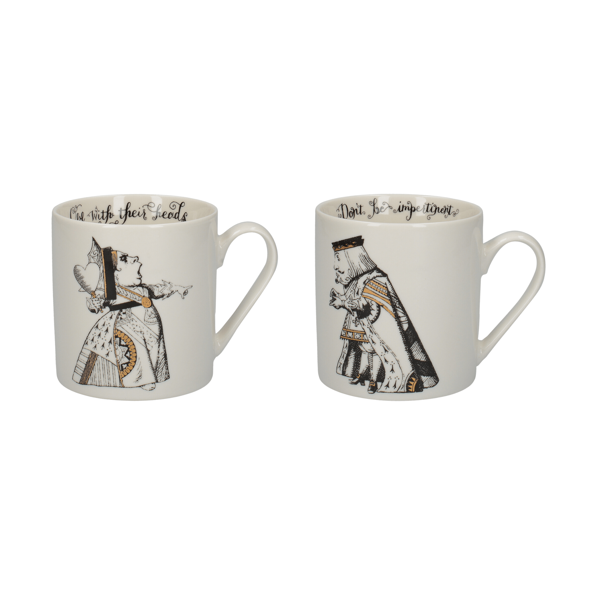 Set 2x350ml cani His And Hers Alice in Wonderland - Eclair.md