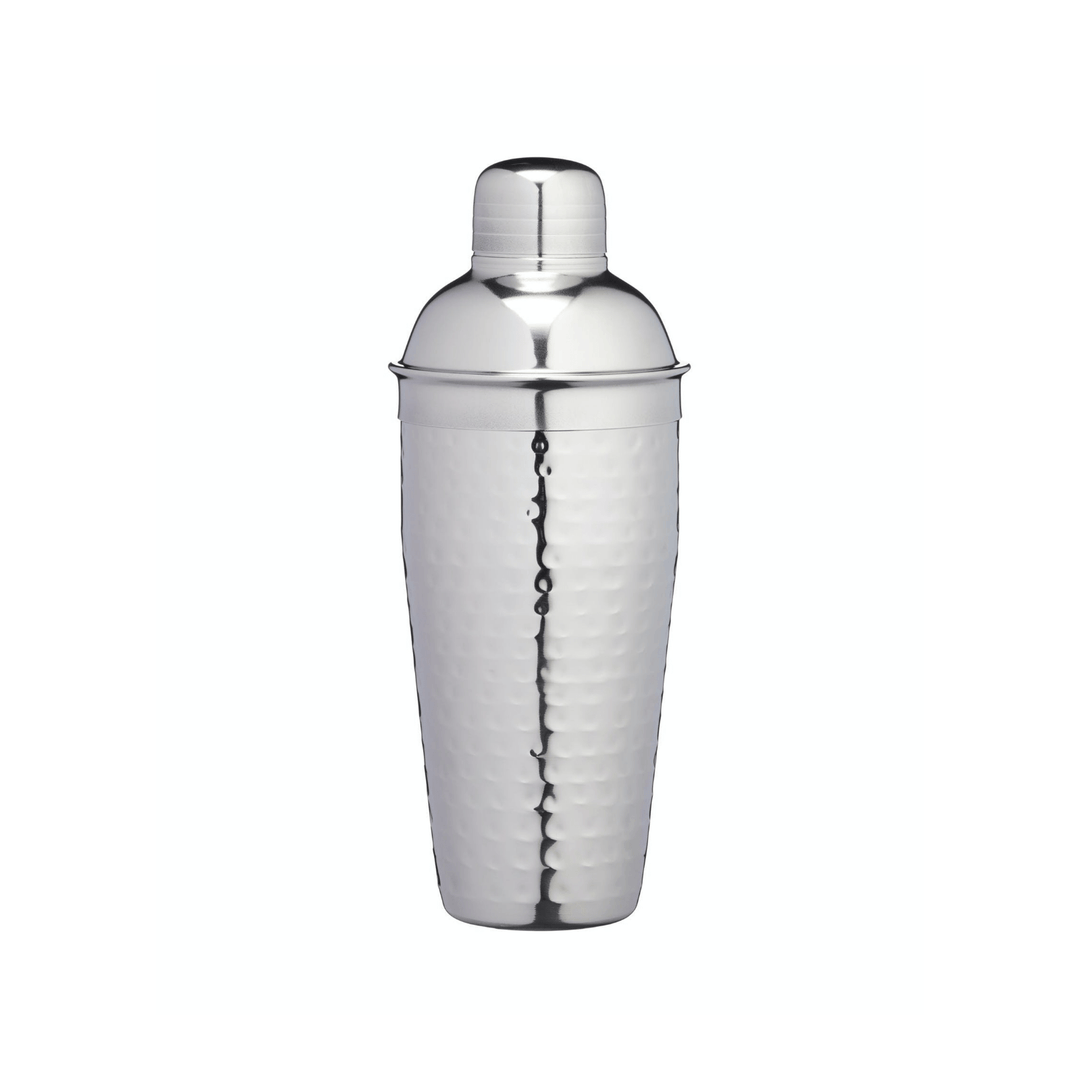 Shaker 700ml Hammered Metal Finish Textured Style - Eclair.md