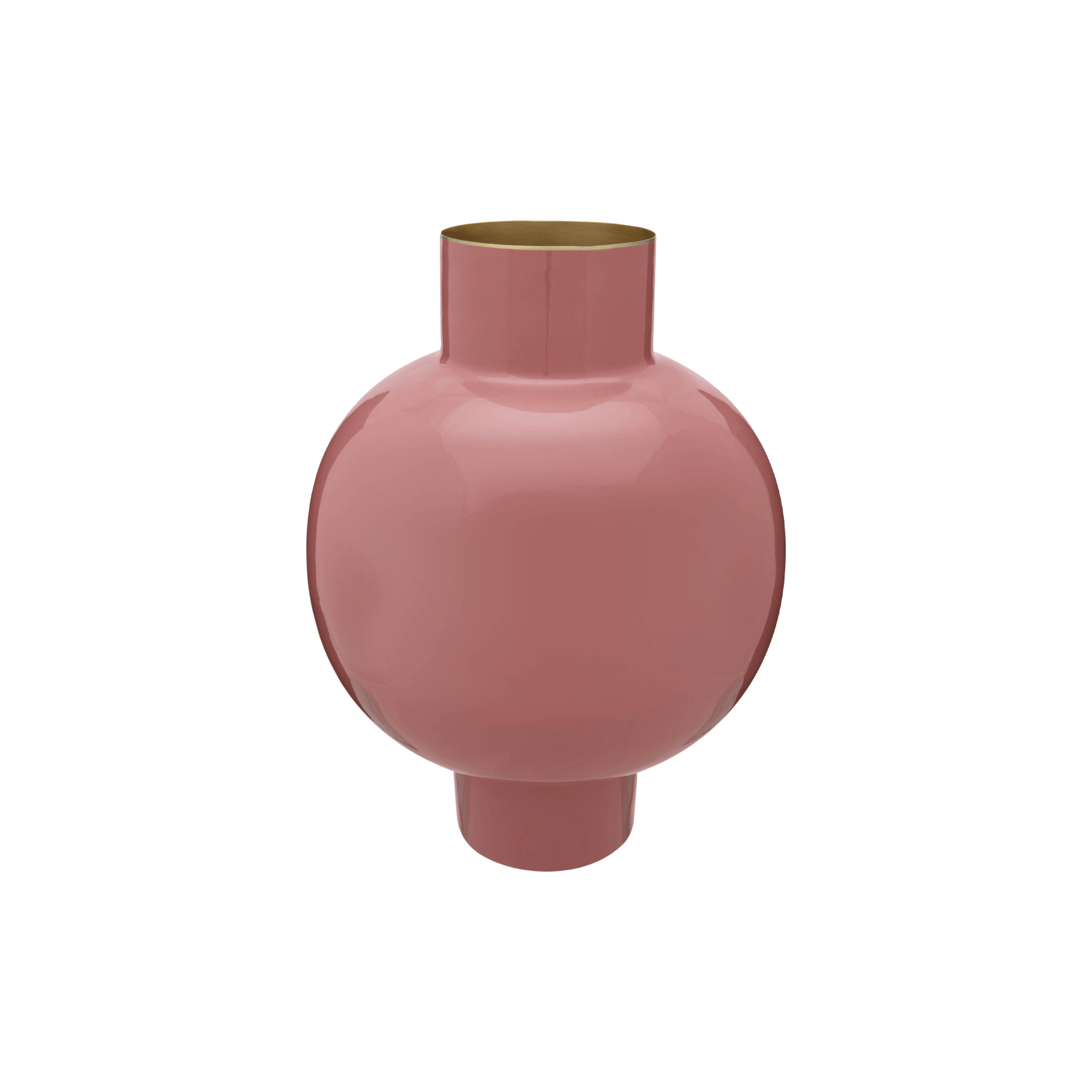 Vaza 31.5x42cm Metal Old Pink - Eclair.md