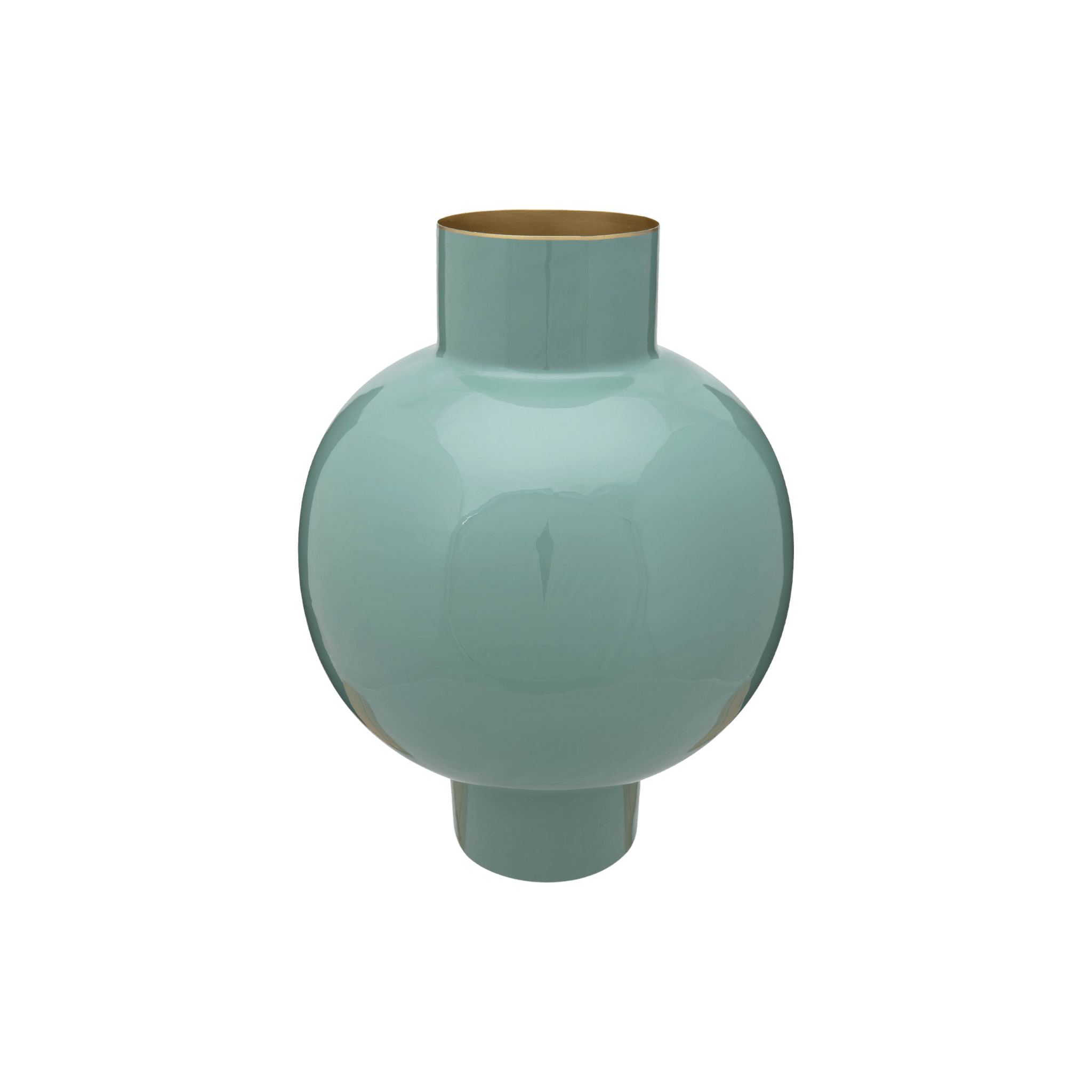 Vaza 31.5x42cm Metal Soft Green - Eclair.md