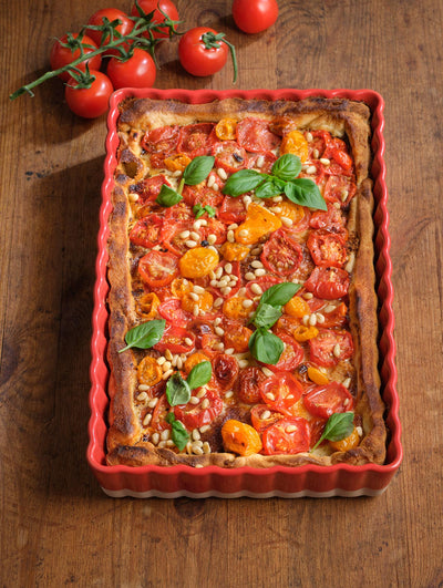 Forma dreptunghiulara pentru copt 34.5cm Grande al Forno, rosu
