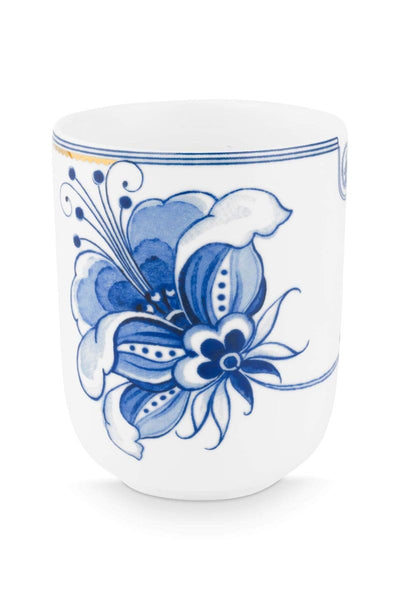 Cană din porțelan Pip Studio, Pip The Blue Bird, alb, 400 ml