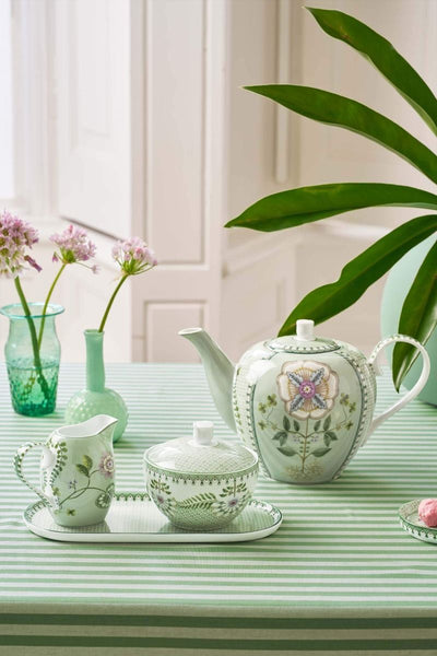 Sosieră din porțelan Pip Studio Lily & Lotus, verde deschis, 250ml