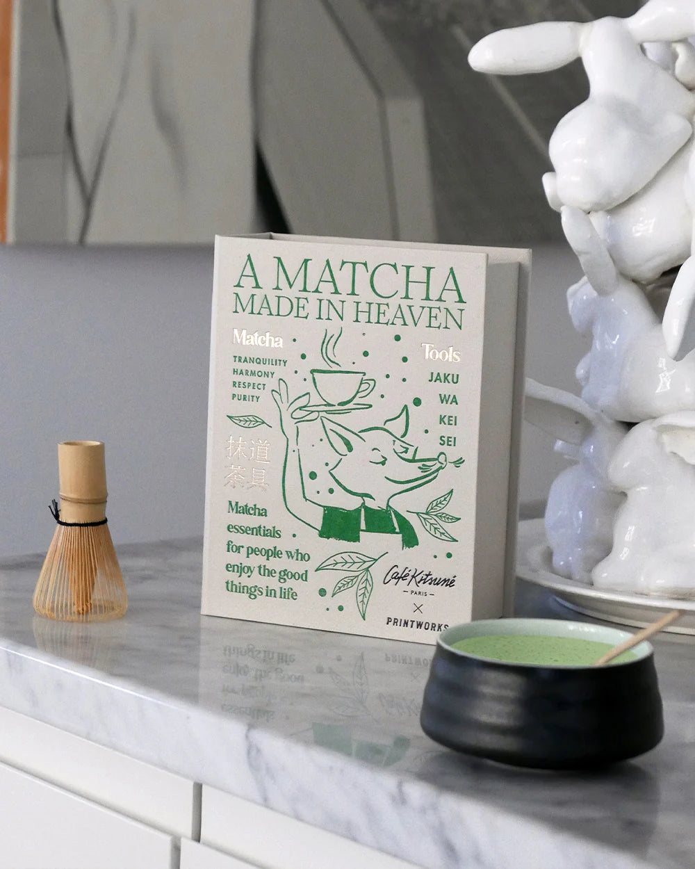 Matcha Preparation Accessory Set Café Kitsuné x Printworks
